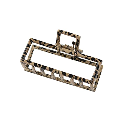 CACAZI Large Hair Claw Clips 4PCS Set - Fashionable Hollow Design Hair Clips for Women, Elegant Barrettes & Jaw Clips for Ponytails, Buns & Updos - Perfect for Work, Parties & Everyday Styling