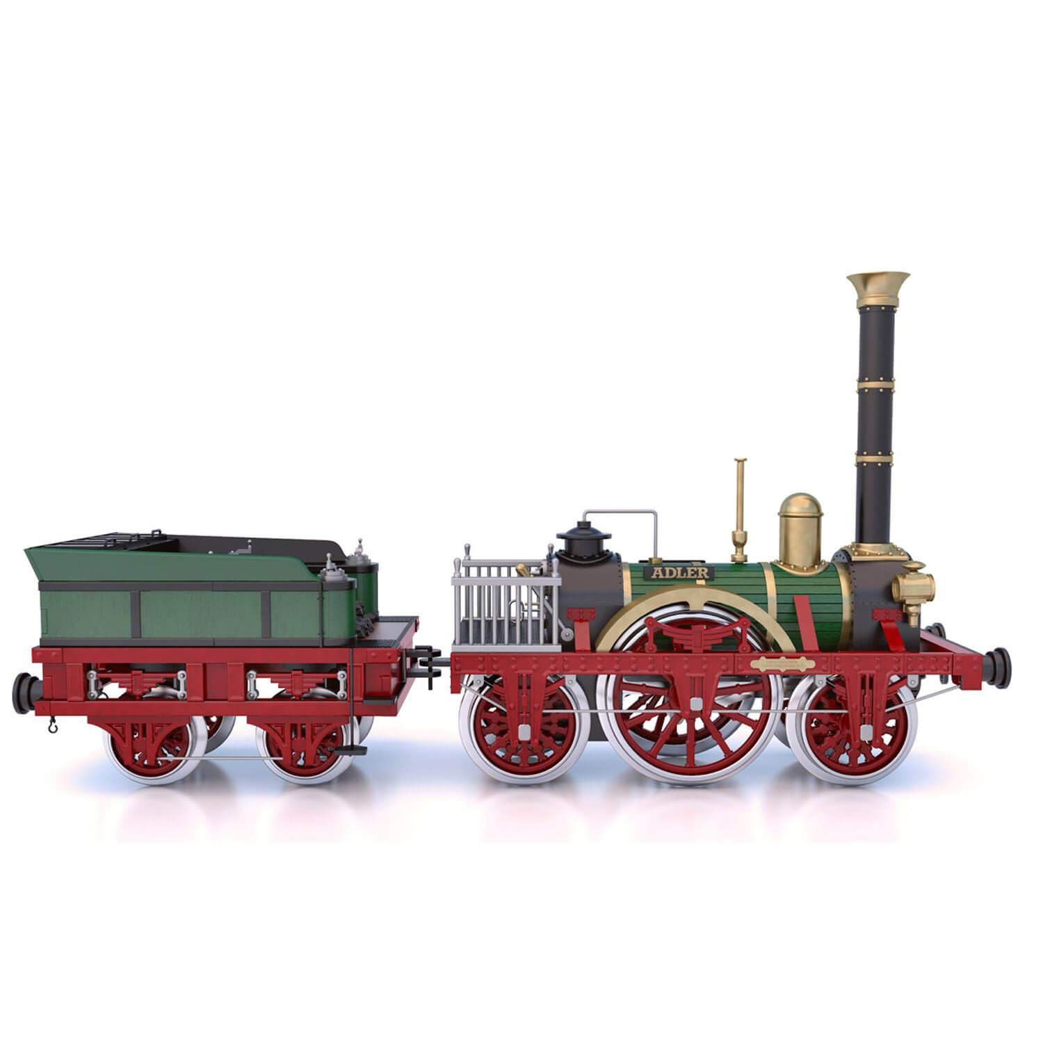 54001 Adler Locomotive 1:24 Scale Model Kit - Premium German Steam Train Building Set for Collectors & Hobbyists | Perfect for Display, Gifts & Railway Enthusiasts