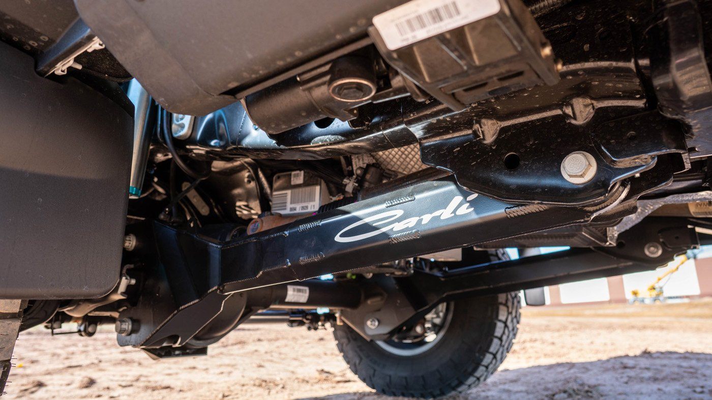 2005-2022 Ford F250 F350 Carli Suspension Fabricated Radius Arms - Heavy Duty Off-Road Upgrade for Enhanced Towing & 4x4 Performance