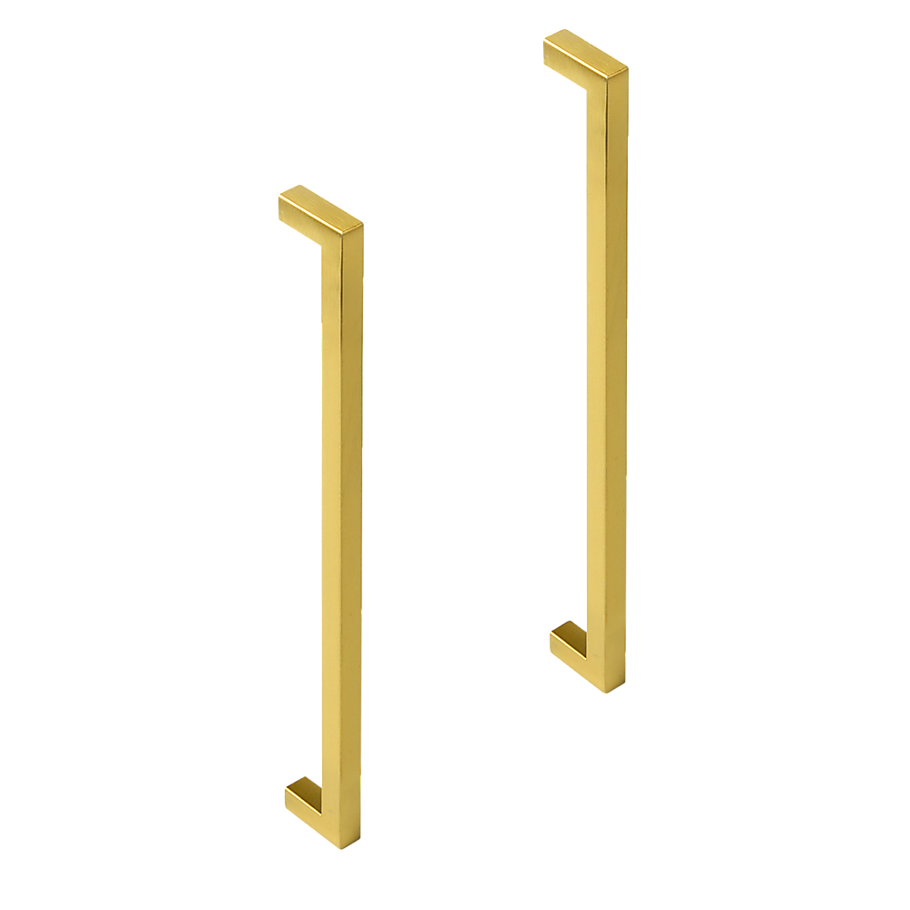 15 Pack Brushed Brass Drawer Pulls - Gold Finish Kitchen Cabinet Handles (256mm) - Modern Hardware for Cabinets, Dressers & Furniture Upgrade