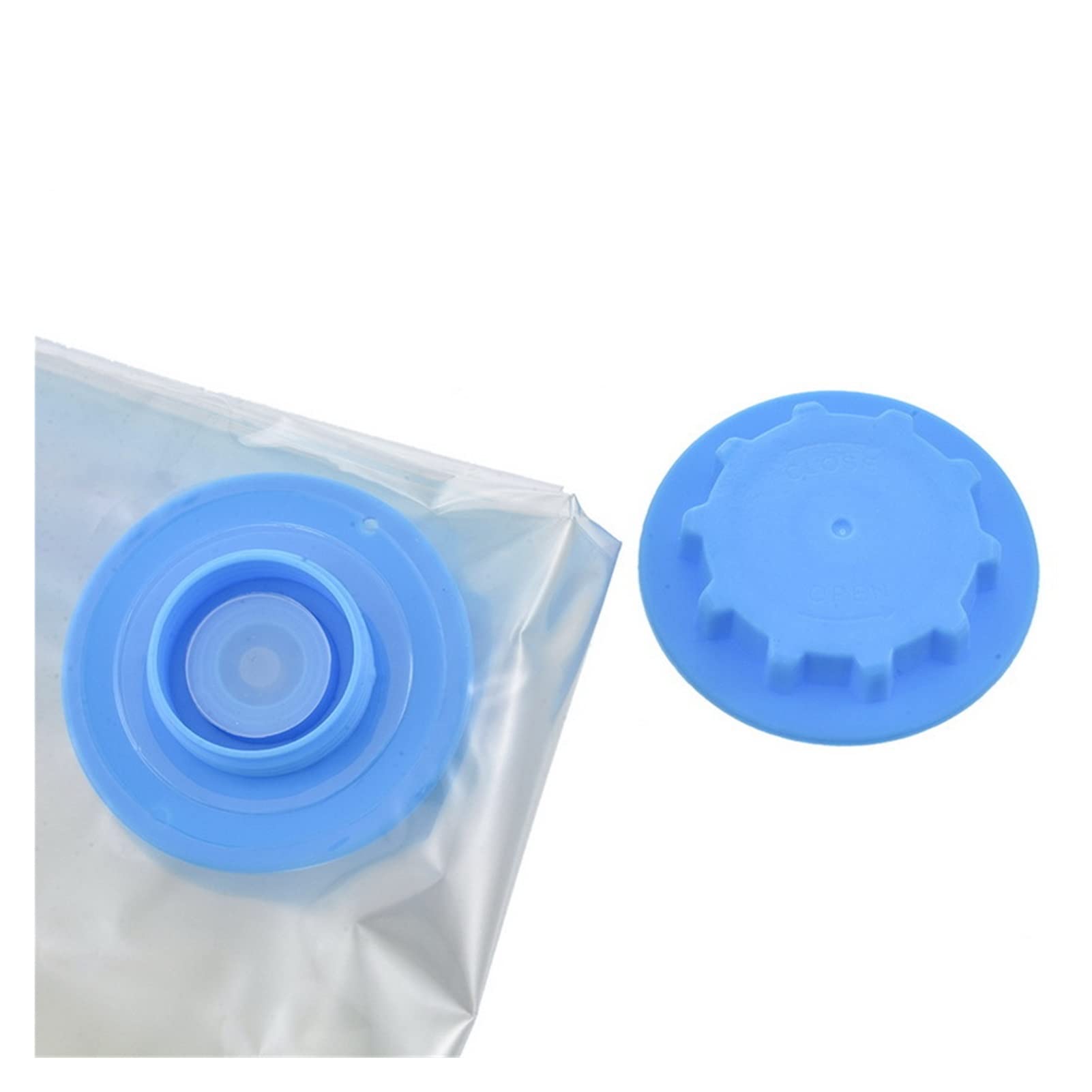 Vacuum Storage Bags for Clothes - 50x70cm Space Saving Compression Bags for Travel & Home Organization | Transparent, Durable & Airtight Seal | Perfect for Seasonal Clothing Storage, Moving & Packing