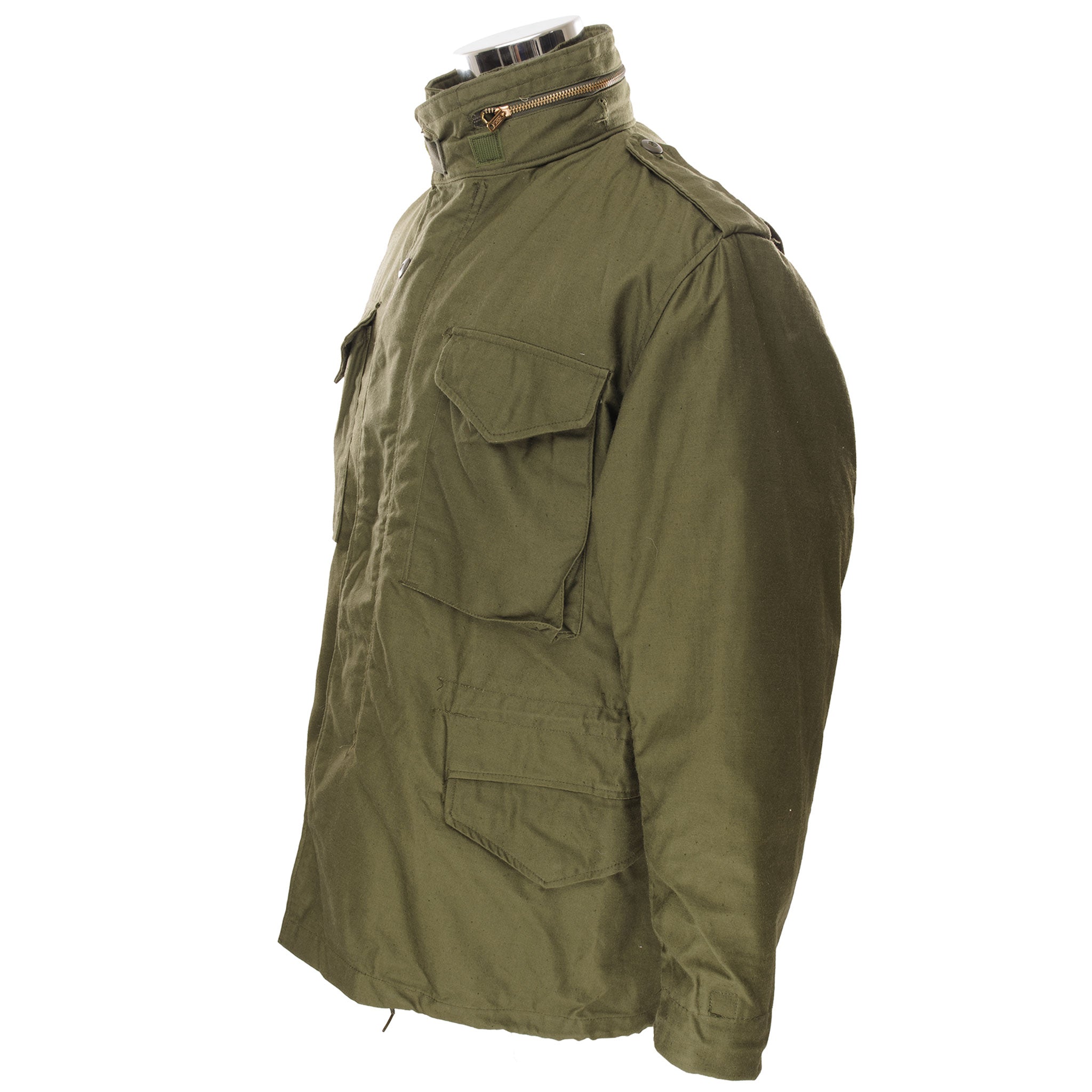 Vintage US Army M1965 M65 Alpha Industries Field Jacket 1981 Medium Deadstock NOS - Military Surplus Outerwear for Outdoor Adventures & Vintage Fashion
