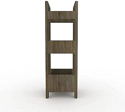 3-Tier Wooden Bathroom Storage Organizer - Free Standing Corner Shelf for Laundry, Kitchen & Bathroom | Space-Saving Home Organization Solution for Towels, Toiletries & Cleaning Supplies