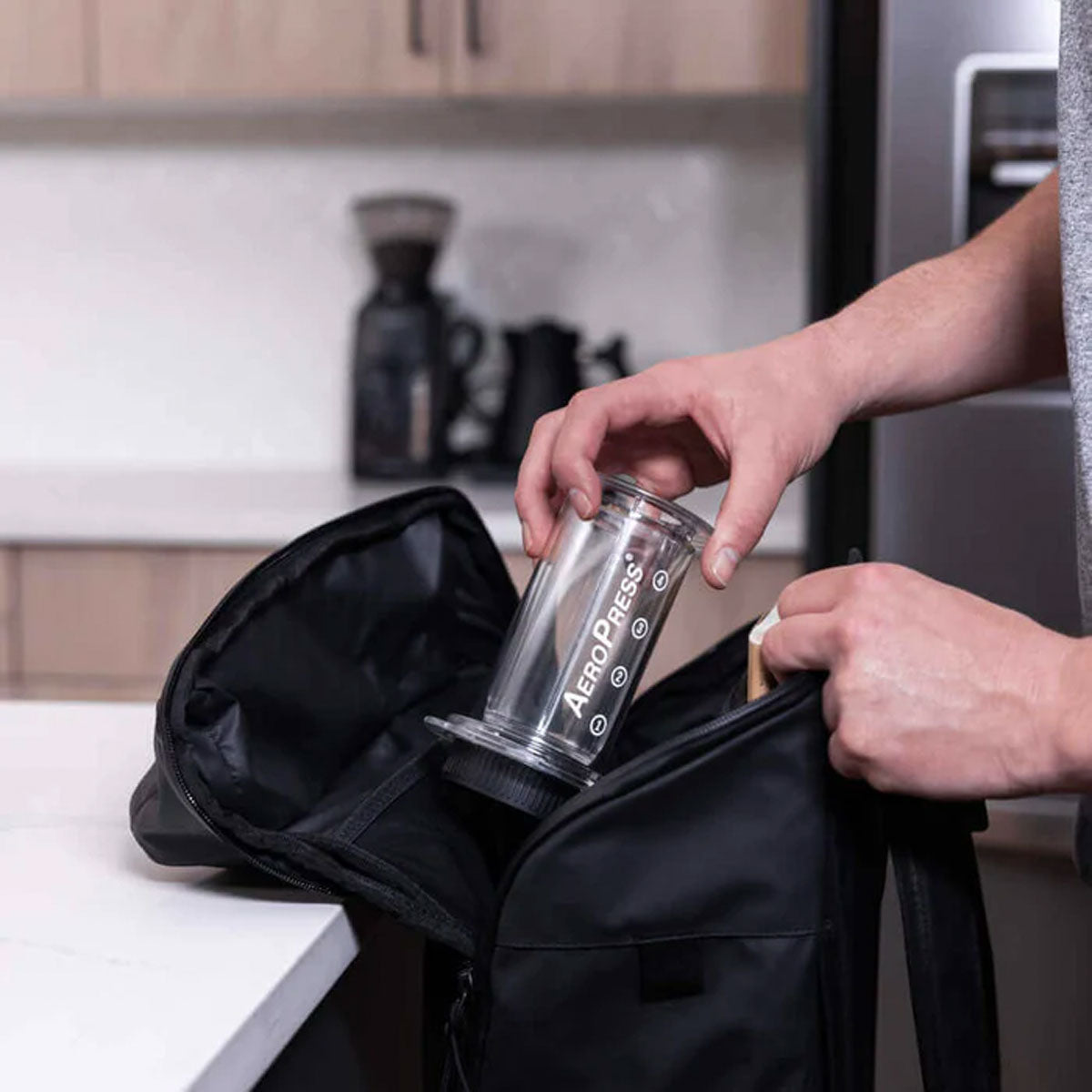 AeroPress Coffee and Espresso Maker - Portable Travel Coffee Brewing System for Home, Office & Camping | Makes Rich Espresso, Cold Brew & Americano | BPA-Free Clear Design
