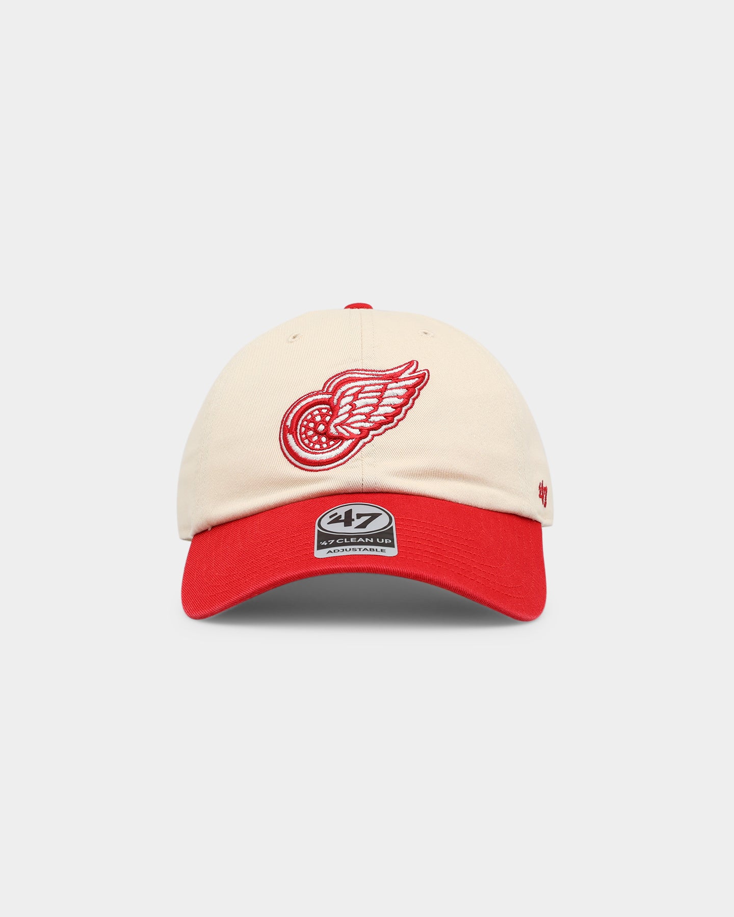 47 Brand Detroit Red Wings Vintage Adjustable Strapback Hat - Classic Baseball Cap for Men & Women - Perfect for Sports Fans, Game Day & Casual Wear