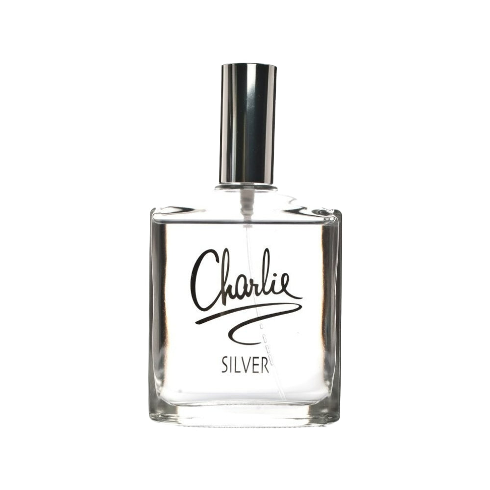 Charlie Silver Eau de Toilette for Men - 3.4oz/100ml Fresh Citrus & Woody Cologne - Perfect for Daily Wear, Office & Date Nights