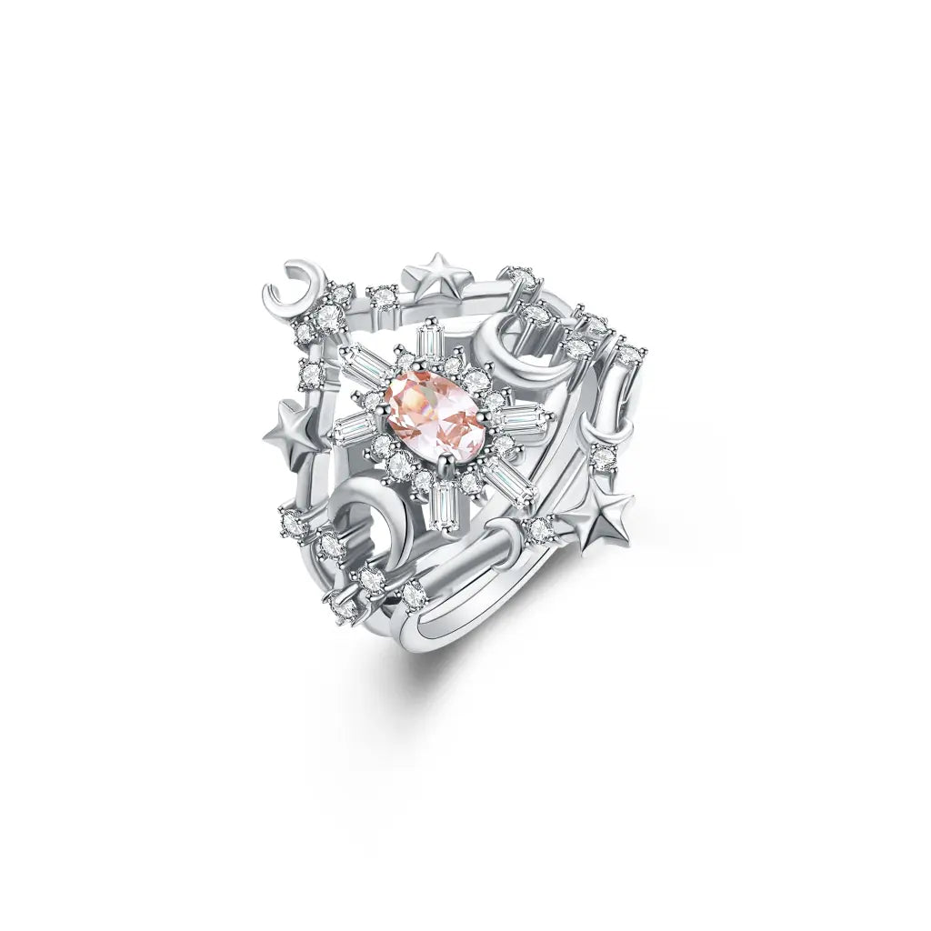 Elegant Cassiopeia Stackable Rings Set for Women - Dainty Gold & Silver Layering Rings - Perfect for Everyday Wear, Gift Giving, and Special Occasions