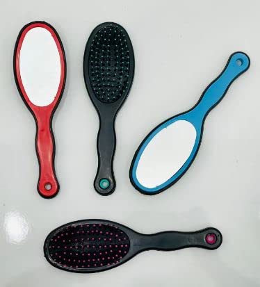 Premium Boar Bristle Hair Brush with Cushion Base for Shine & Volume - Detangling & Styling Brush for Women & Men - Perfect for Home, Travel & Salon Use (Pack of 1, Colors May Vary)