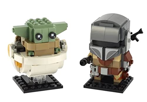 LEGO Star Wars The Armorer's Mandalorian Forge 75319 & Brickheadz Mandalorian & The Child 75317 Exclusive Building Set – Perfect for Star Wars Fans, Collectors and Creative Play
