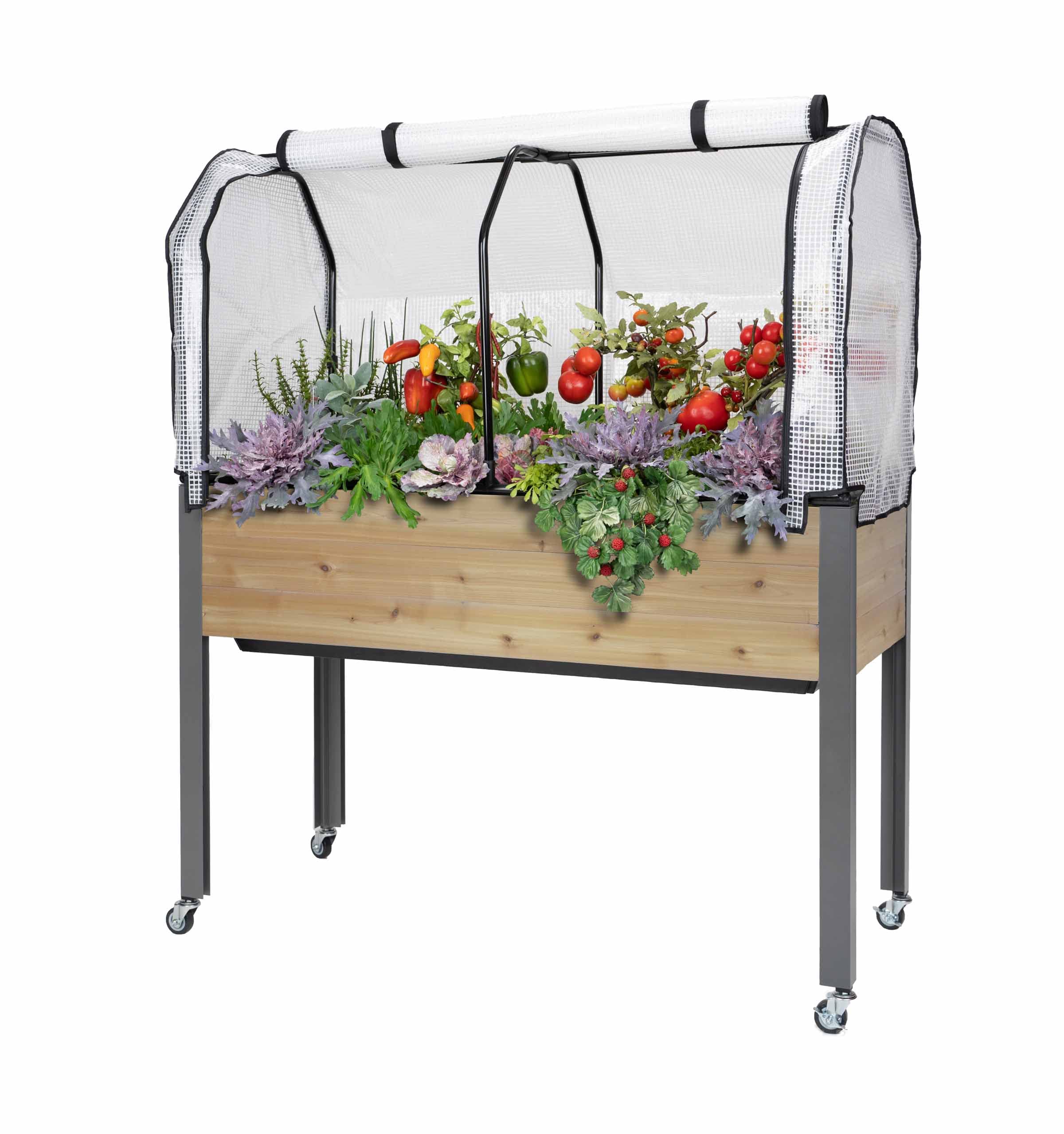 **CedarCraft Self-Watering Elevated Cedar Planter Box (21