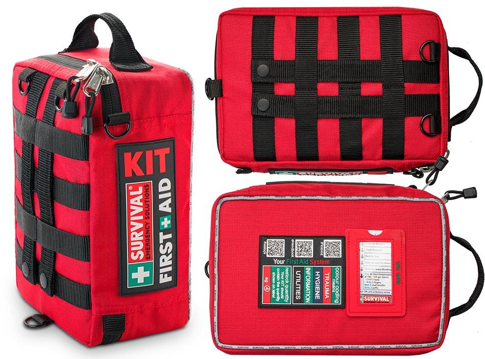 Family First Aid Kit - Emergency Medical Supplies for Home, Travel & Outdoor Safety | Essential Bandages, Antiseptics & Tools for Kids & Adults