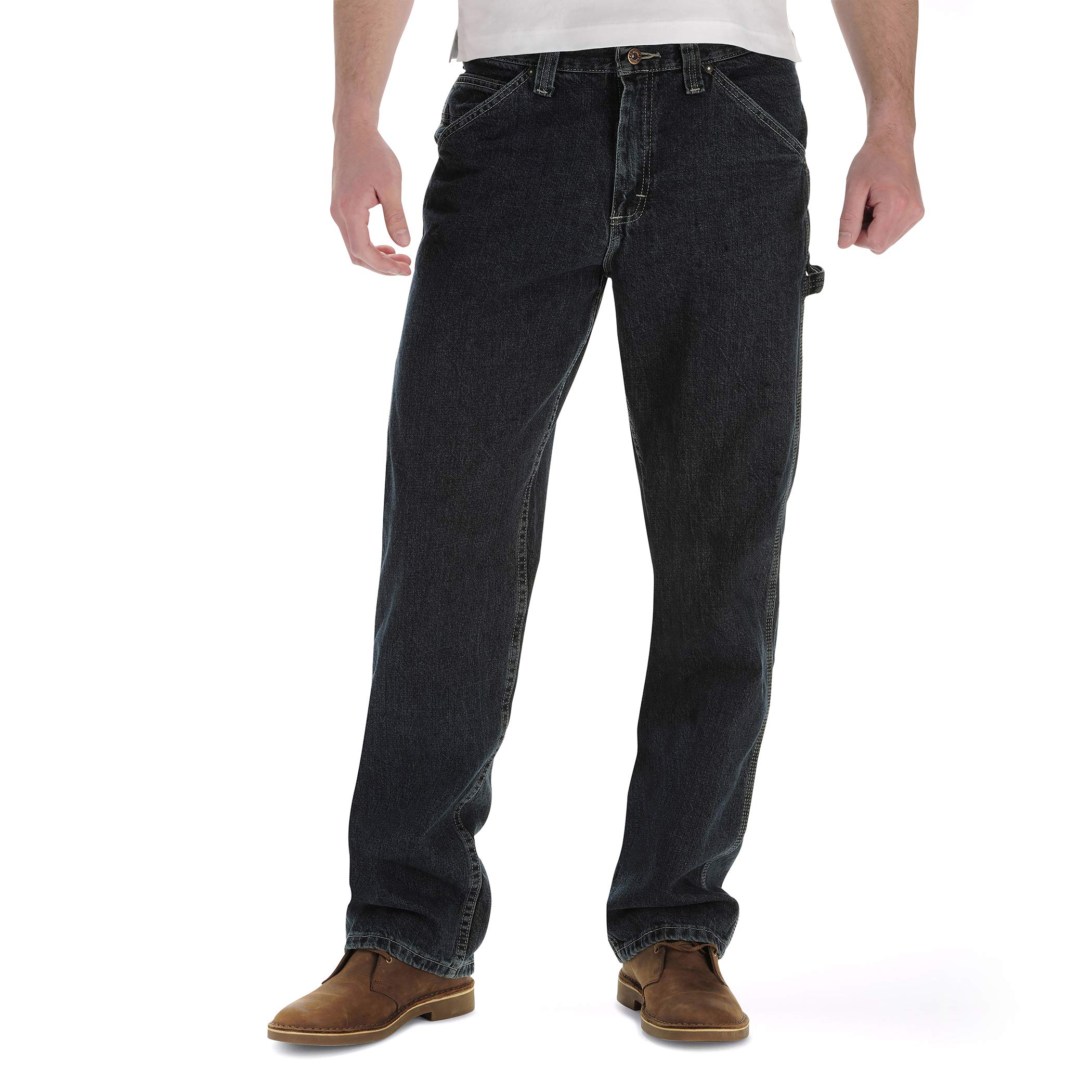 Lee Men's Big & Tall Carpenter Jeans - Durable Work Pants for Construction & Outdoor Activities | Comfortable Fit for Tall Men