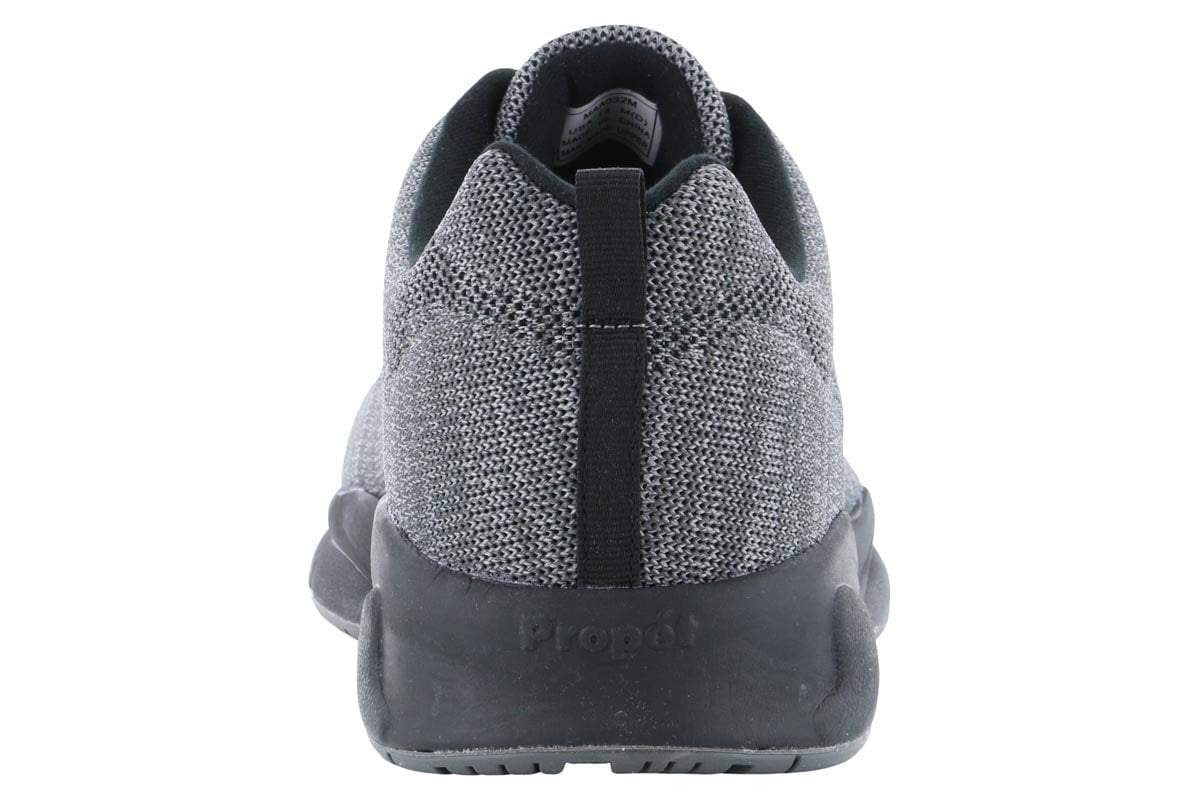 Propet Stability Fly Grey Walking Shoes for Men - Comfortable & Supportive Sneakers for Walking, Running & Daily Wear