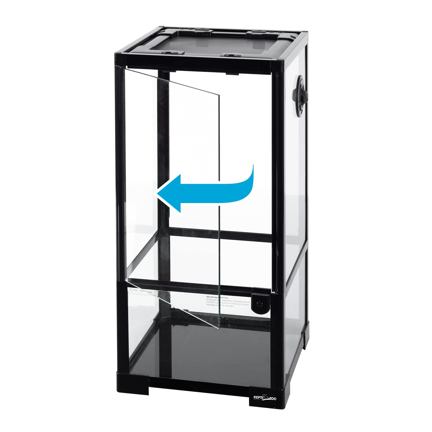 REPTIZOO 15 Gallon Glass Reptile Terrarium Tank - 12