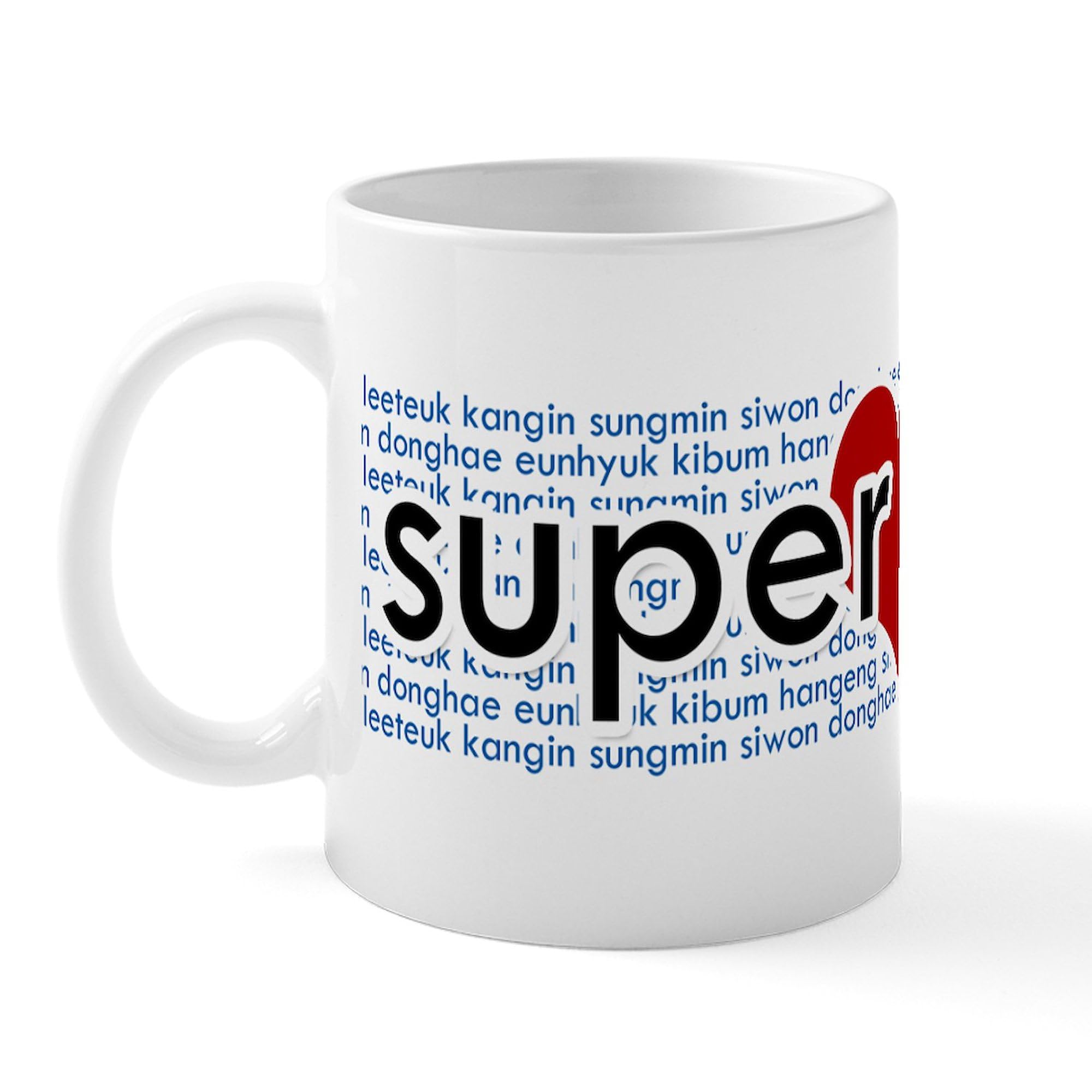 Super Junior 11 oz (325 ml) Ceramic Coffee Mug - Kpop Gift for Fans, Ideal for Home, Office & Coffee Lovers