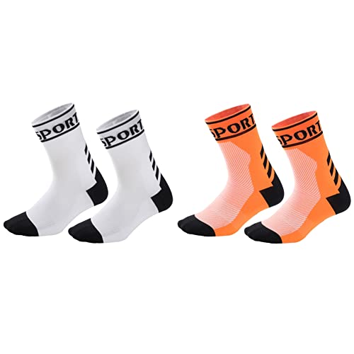 White & Orange