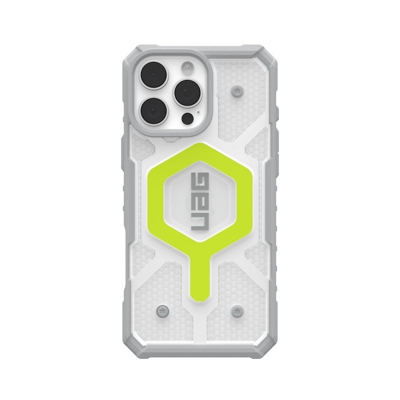 UAG Pathfinder Rugged Case for iPhone 16 Pro Max - Military Drop Tested, Shockproof Cover with Raised Bezels (Neon Color) - Perfect for Outdoor Adventures & Extreme Sports Protection