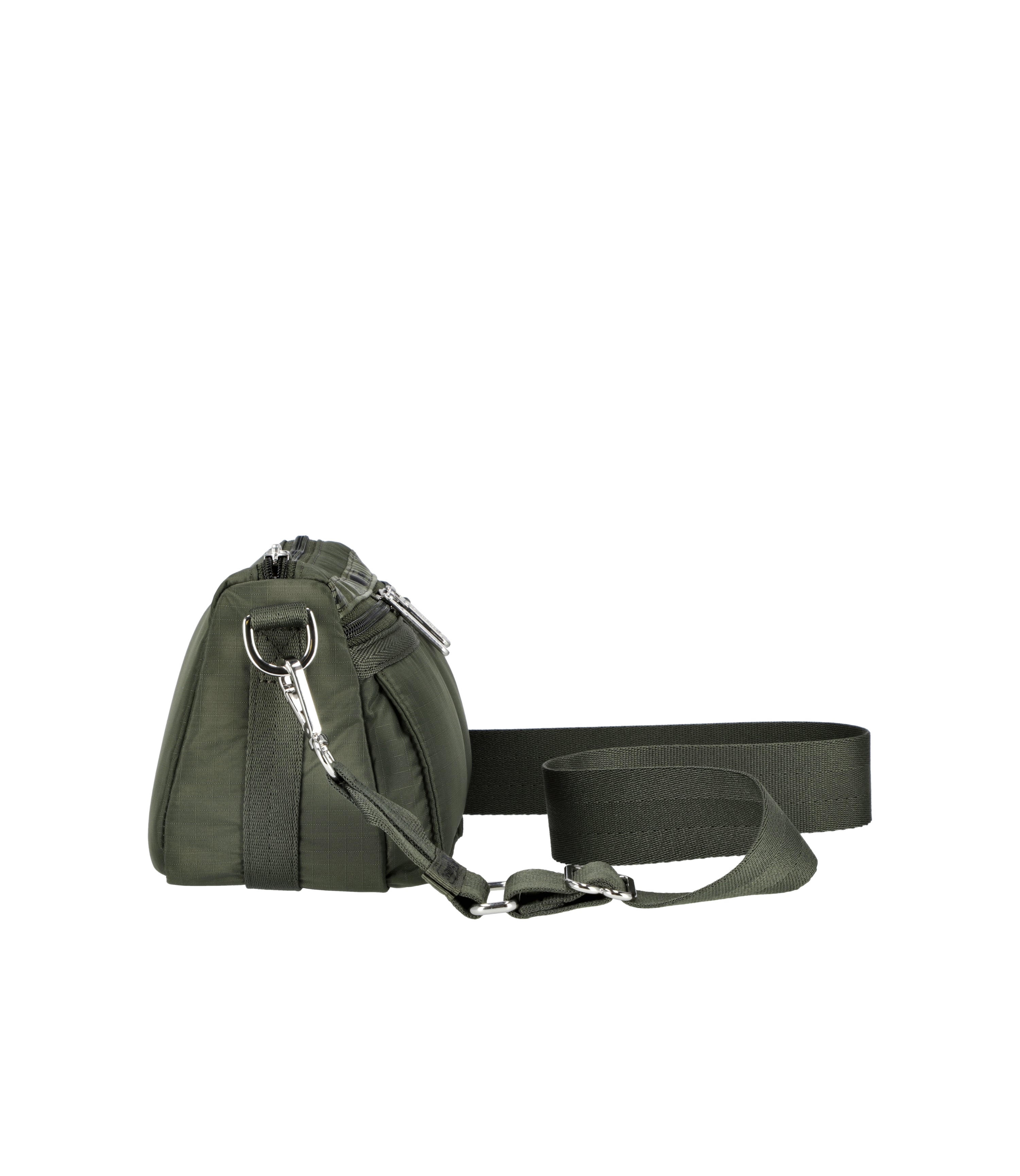 East West Double Pocket Crossbody Bag for Women - Stylish & Functional Shoulder Bag for Travel, Work & Daily Use