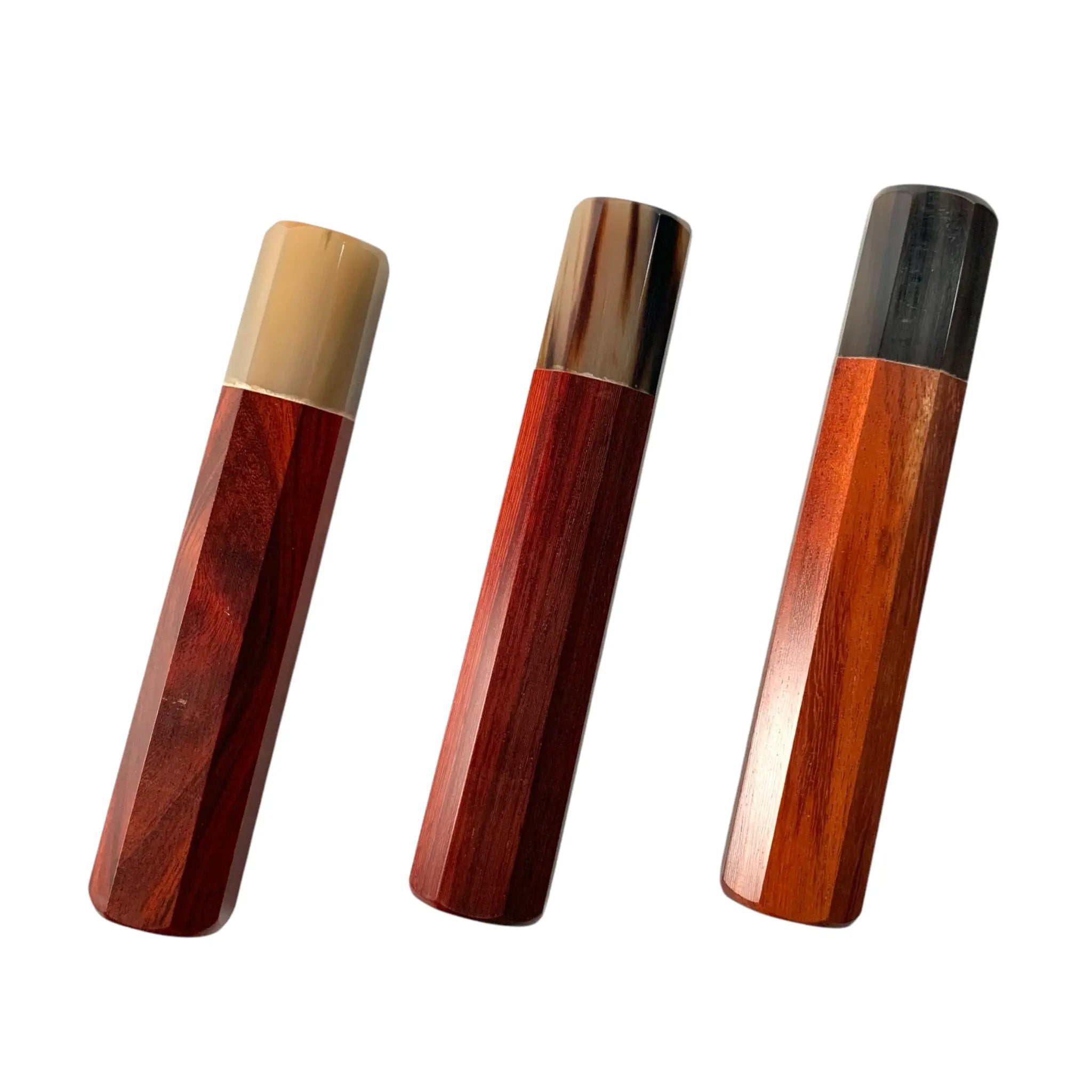 Premium Ivory Coast Rosewood & Horn Ferrule Handle - Fits 180mm & 240mm Blades - Perfect for Professional Chefs & Home Cooking Enthusiasts