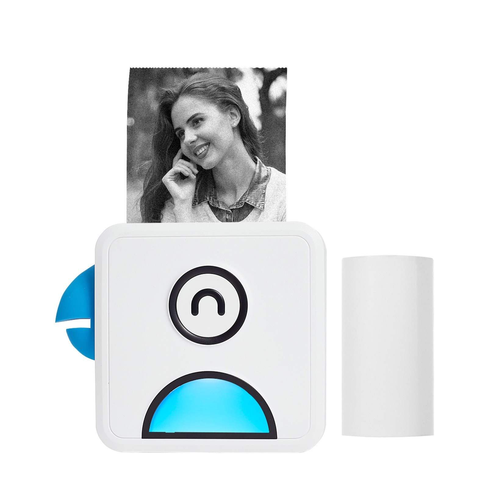 Jabey Wireless Thermal Photo Printer - 200dpi Portable Bluetooth Sticker & Receipt Printer for Android iOS | Perfect for Work Notes, Study Lists, Journal Printing, Label Making & Home Office Organization