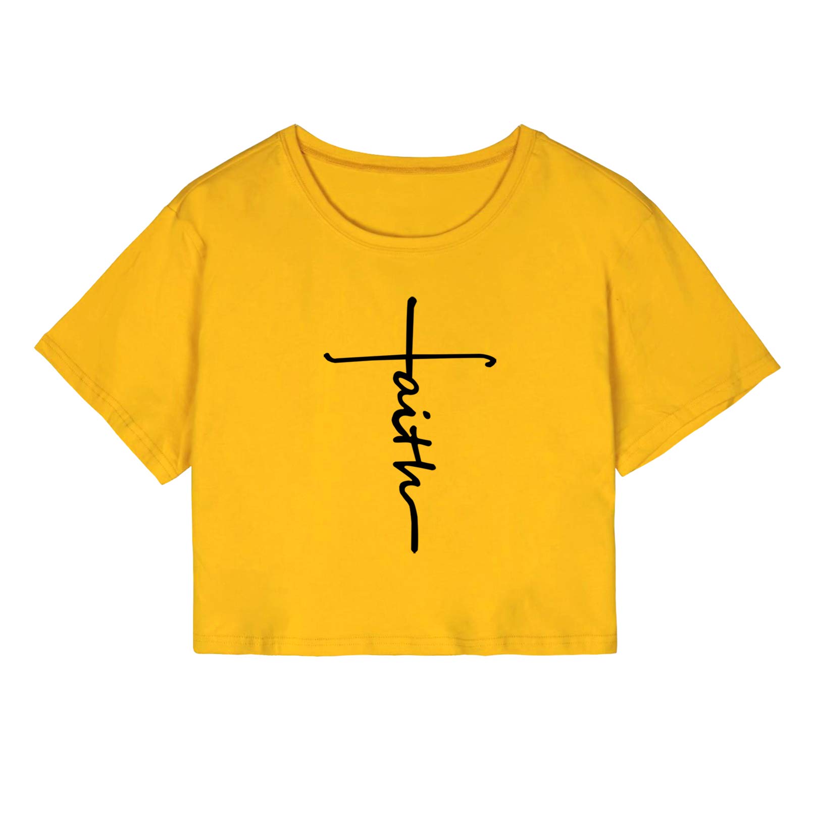 BLACKMYTH Women's Cute Graphic Crop Top T-Shirt - Trendy Summer Fashion for Casual Outfits, Streetwear & Music Festivals