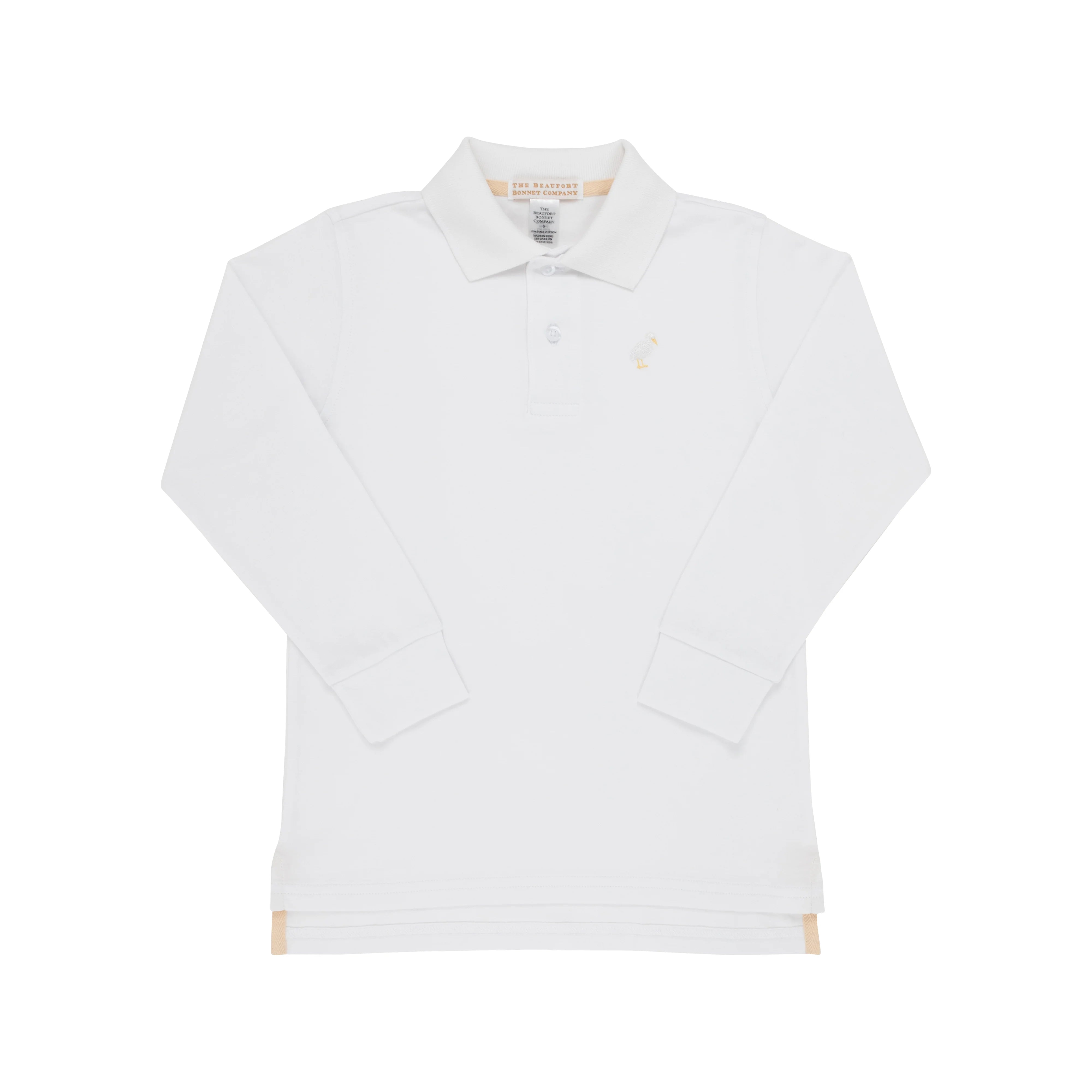 Beaufort Bonnet Prim & Proper Polo Shirt for Men - Classic White Cotton Golf & Casual Wear | Perfect for Office, Outings & Special Occasions