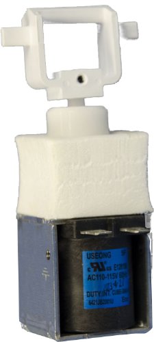 LG 6421JA3001Y Refrigerator Ice Maker Solenoid Valve - Replacement Part for LG Refrigerators with Crushed & Cubed Ice Function - Perfect for DIY Repair & Maintenance