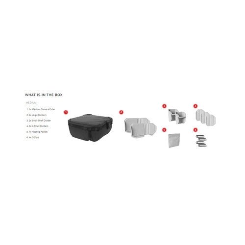 Peak Design CAMERA CUBE V2 Medium - Waterproof Camera Storage Case for DSLR & Mirrorless - Perfect for Travel, Hiking & Outdoor Photography