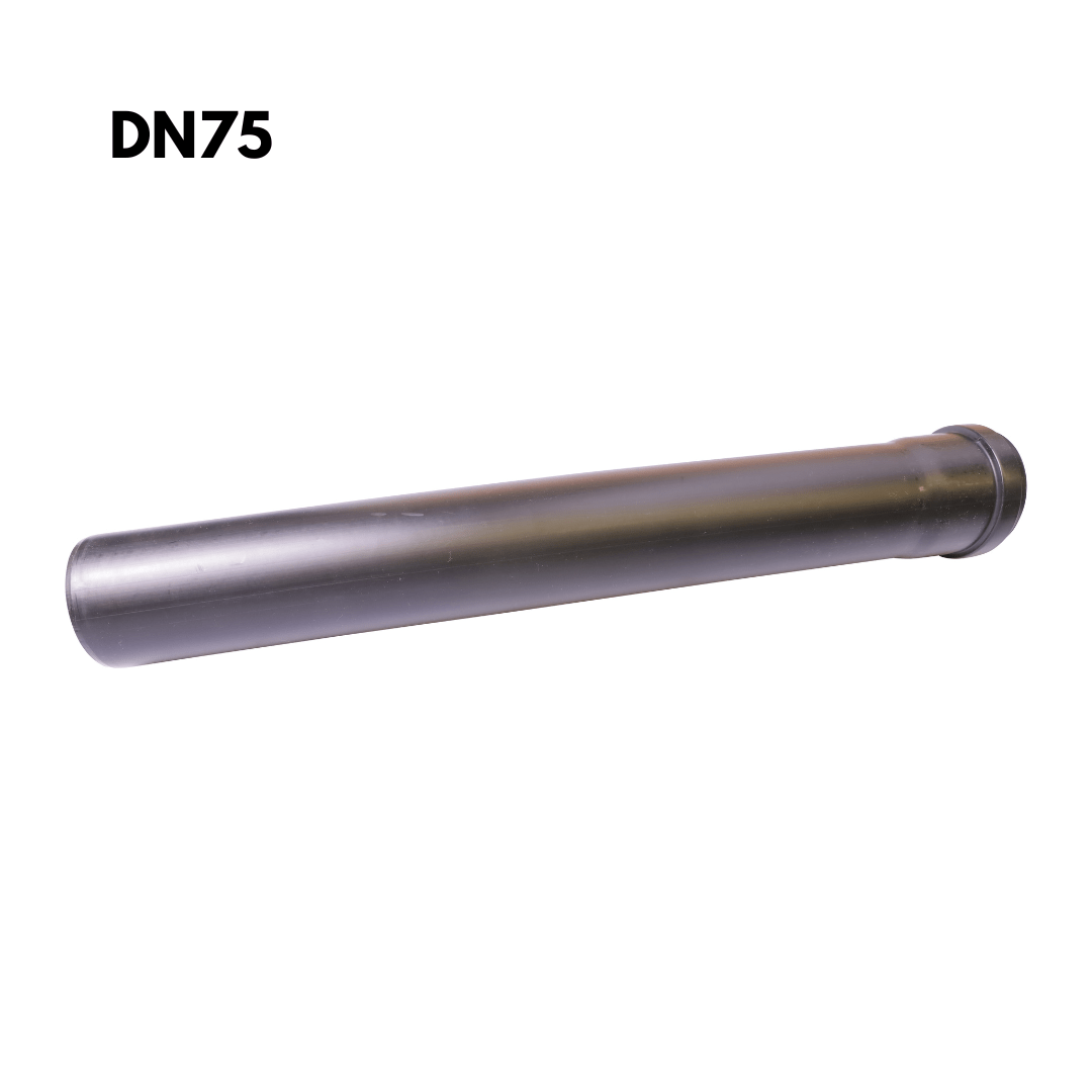 OASE Black Connection Pipe (DN110/75/50) - Durable PVC Plumbing Fittings for Drainage Systems, Sewer Lines & Water Supply - Perfect for Home, Garden & Industrial Use