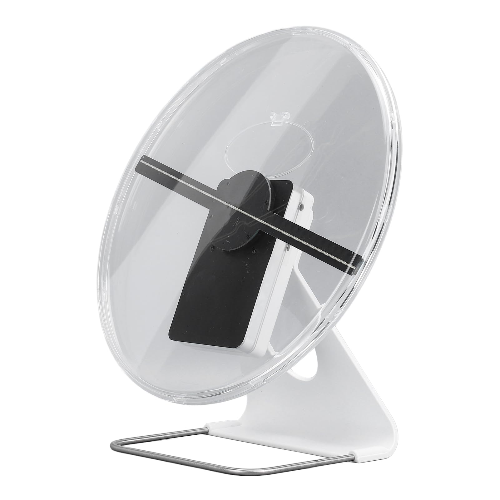 3D Hologram Fan 11.8 Inch LED Holographic Projector - Desktop Advertising Display with Transparent Cover for Bars, Parties, Halloween Decor & Home Decoration | Perfect for Nightclubs, Retail Stores & Event Marketing