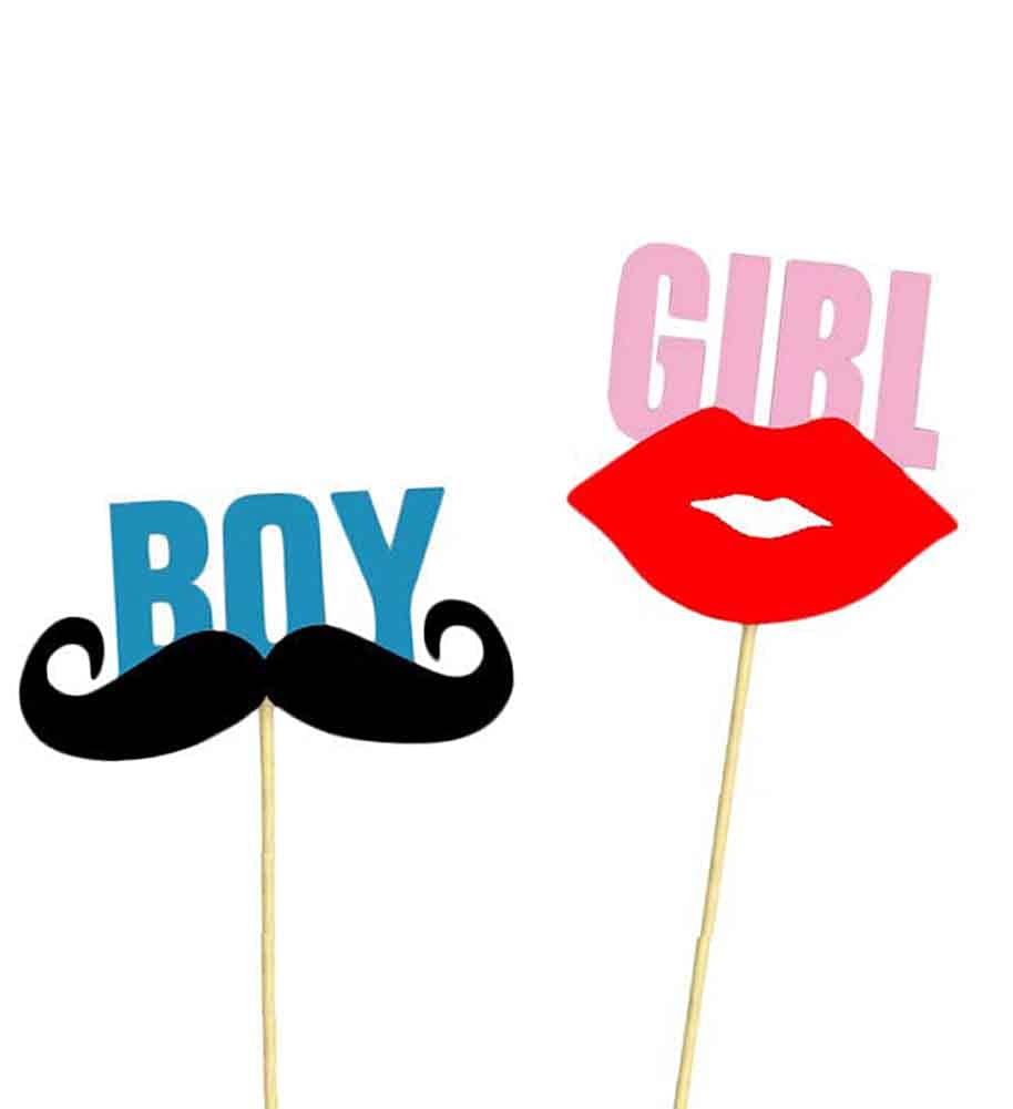 Twin Baby Shower Cupcake Toppers (Boy & Girl) - 40-Pack Gender Reveal Party Decorations for Desserts & Cakes | Perfect for Baby Showers, Gender Reveal Parties & Celebrations