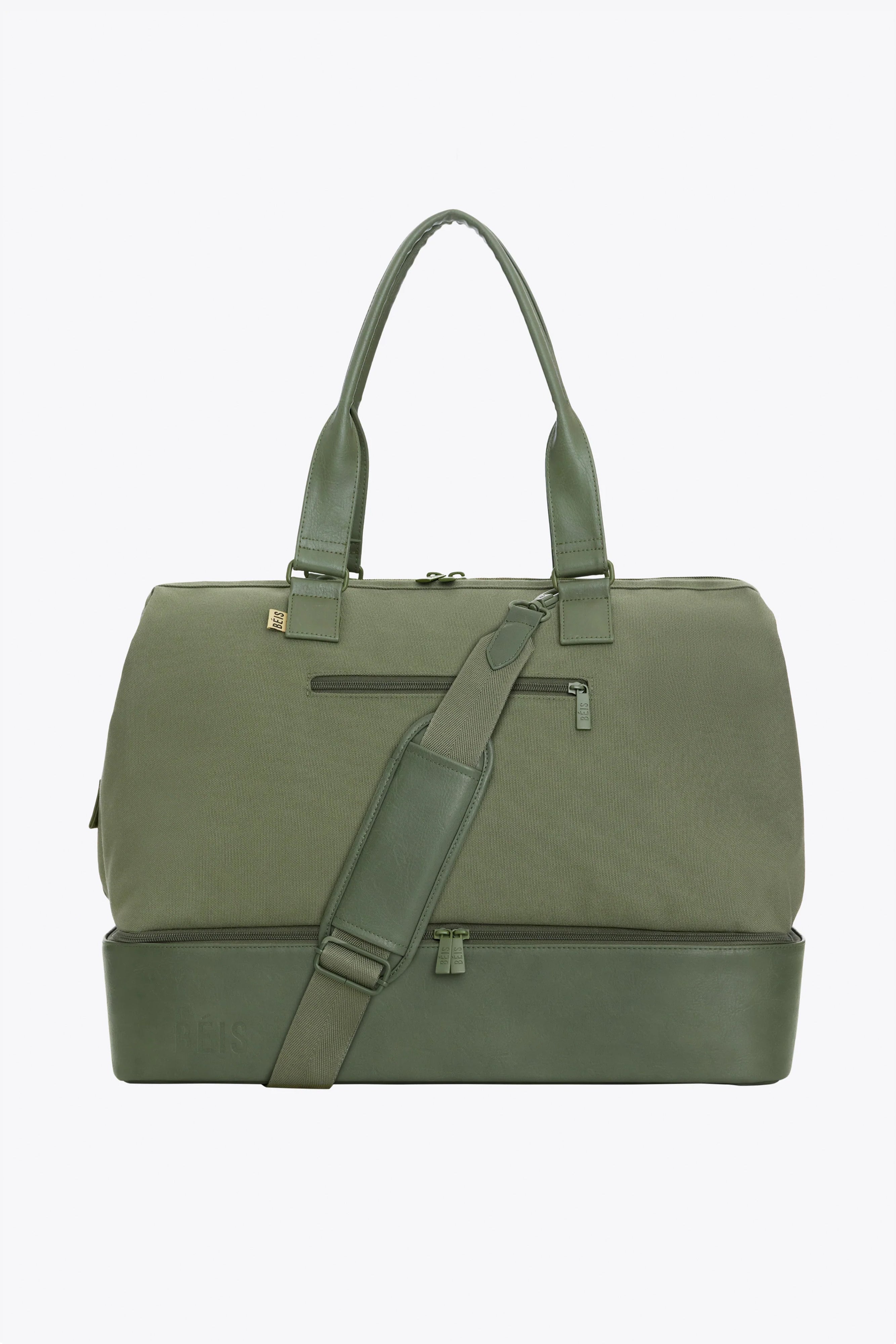The Weekender Duffle Bag in Olive Green - Perfect for Travel, Gym & Weekend Getaways | Durable & Stylish Carry-On Luggage