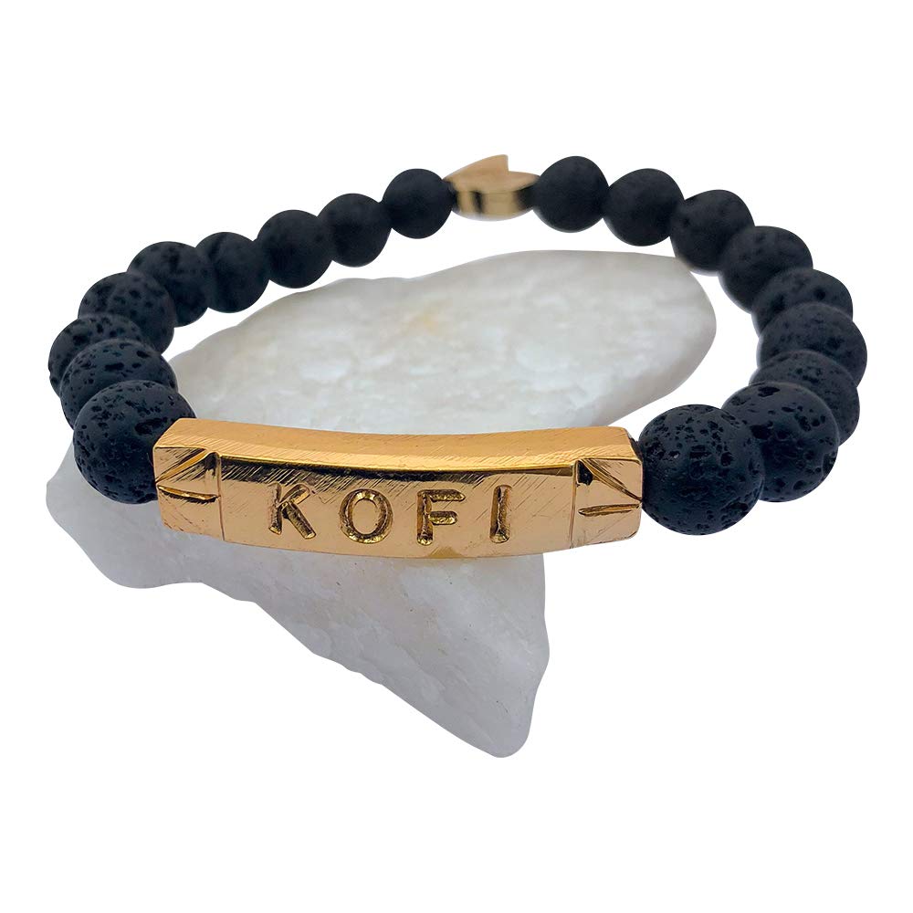 African Name Beads Jewelry - Personalized HIM Bracelet for Men, Custom Name Necklace, Unique Cultural Gift for Birthdays & Anniversaries | Perfect for African Heritage Celebrations & Meaningful Gifts