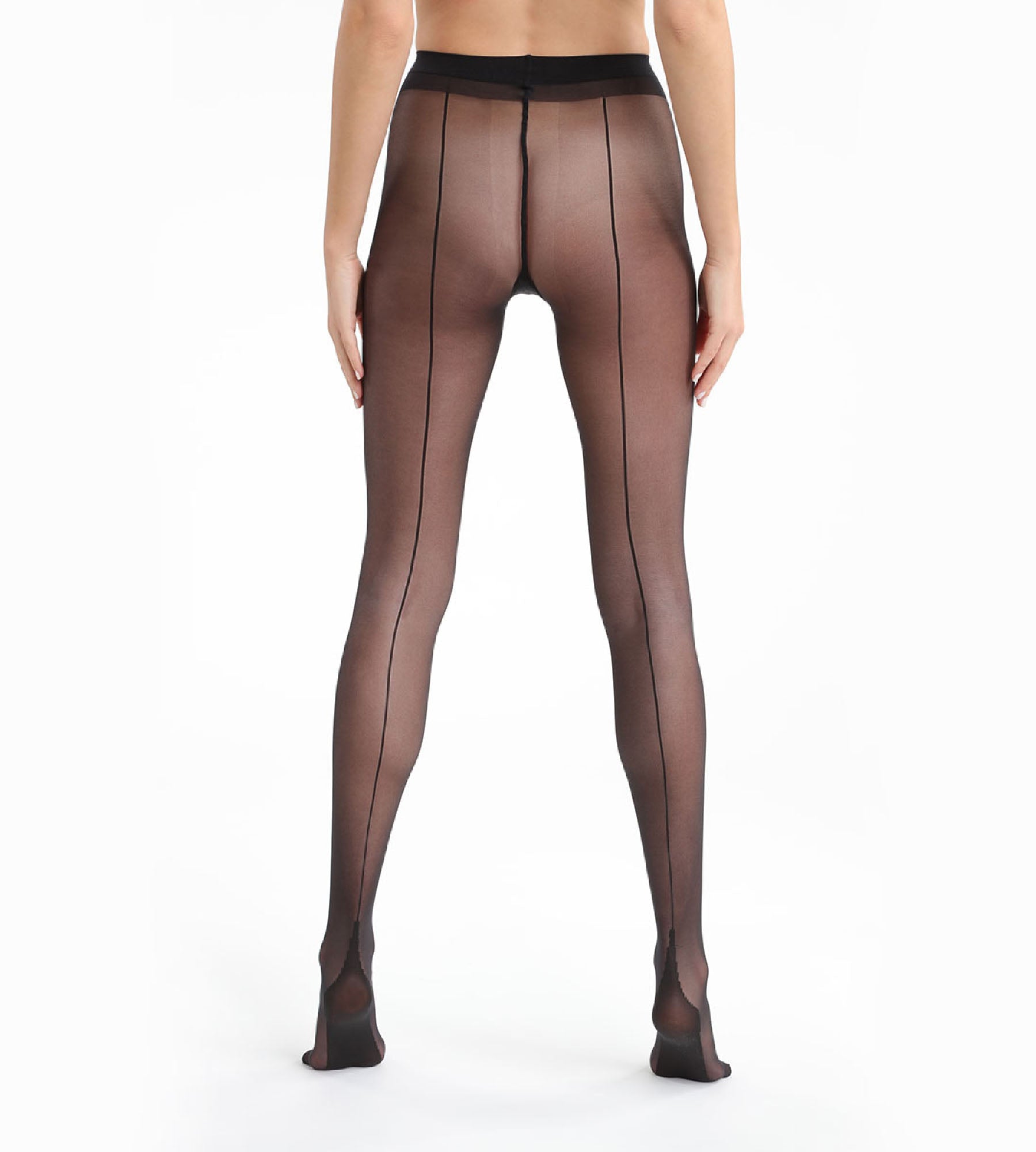 DIM SIGNATURE Couture 20D Black Sheer Tights - Ultra Soft & Comfortable Opaque Pantyhose for Women, Perfect for Work, Party & Everyday Wear