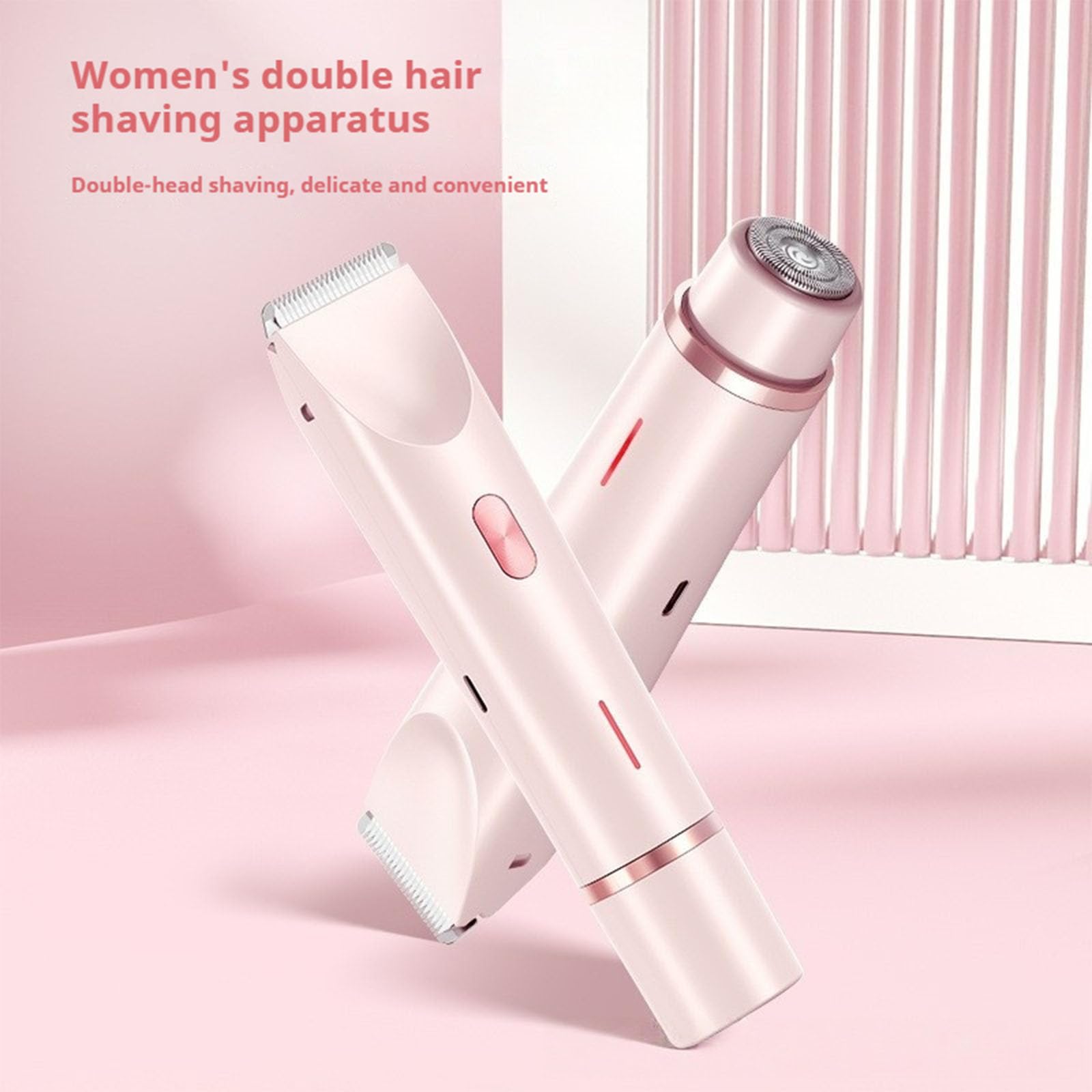 2025 New Glow Aura Women's Electric Shaver - 2-in-1 Wet & Dry Shaver with IPX7 Waterproof, Bikini Trimmer & Leg Hair Remover for Smooth Skin | Perfect for Travel, Gym & Home Use