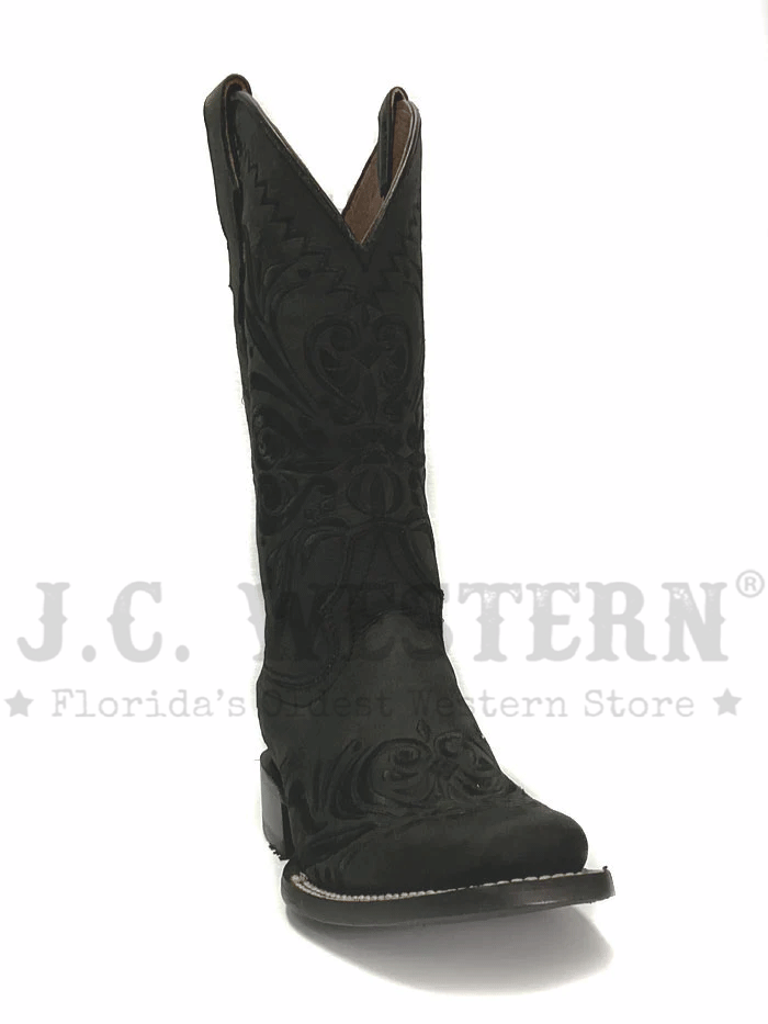 Circle G L5464 Women's Western Embroidery Square Toe Cowgirl Boots - Black | Comfortable & Stylish for Rodeo, Country Dancing & Everyday Wear