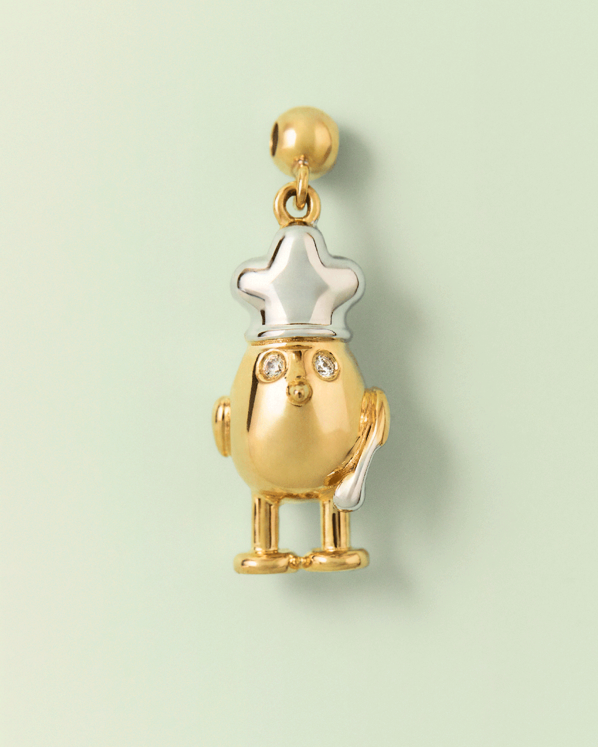 GRID ART Chef Charm - Stainless Steel Kitchen Decor for Professional Chefs & Home Cooking Enthusiasts - Perfect for Restaurants, Culinary Gifts & Kitchen Wall Decor