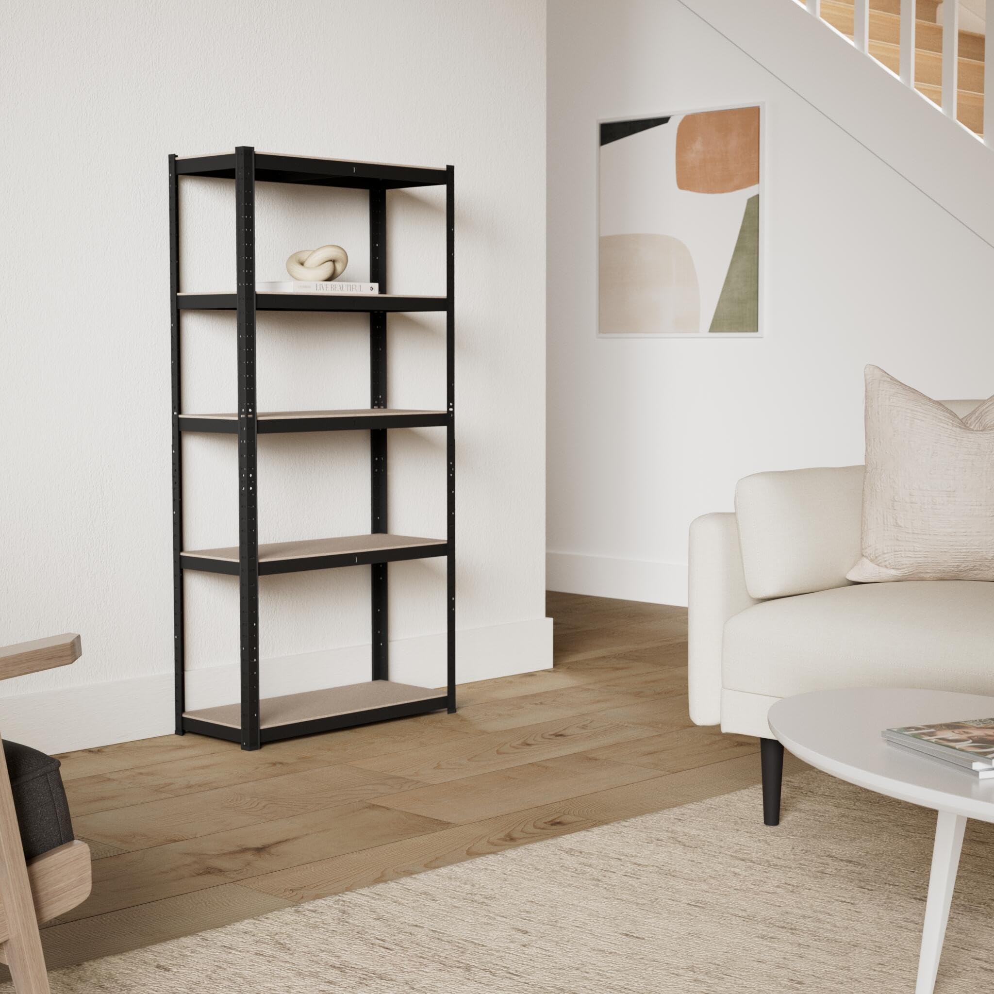 5-Tier Heavy Duty Metal Shelving Unit - 59