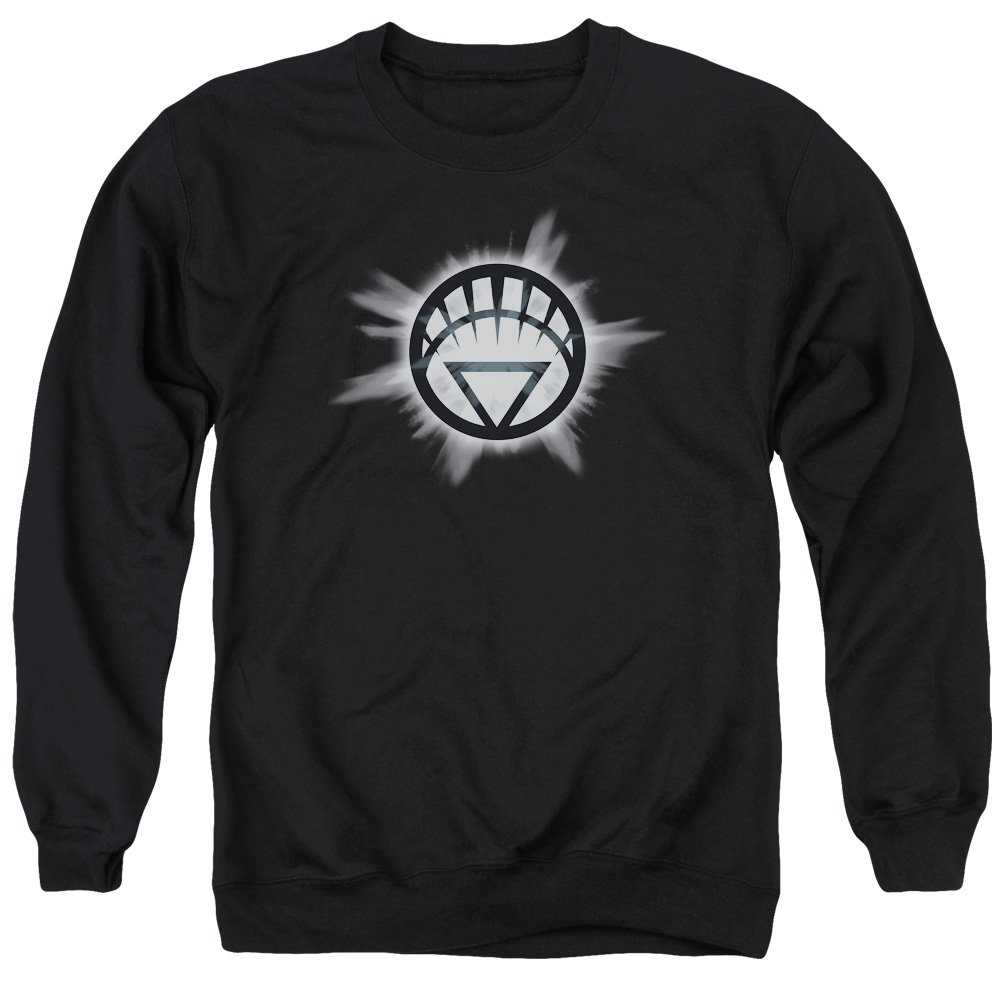 Green Lantern White Glow Unisex Crewneck Sweatshirt for Men & Women | Superhero Graphic Hoodie for Comic Fans & Casual Wear
