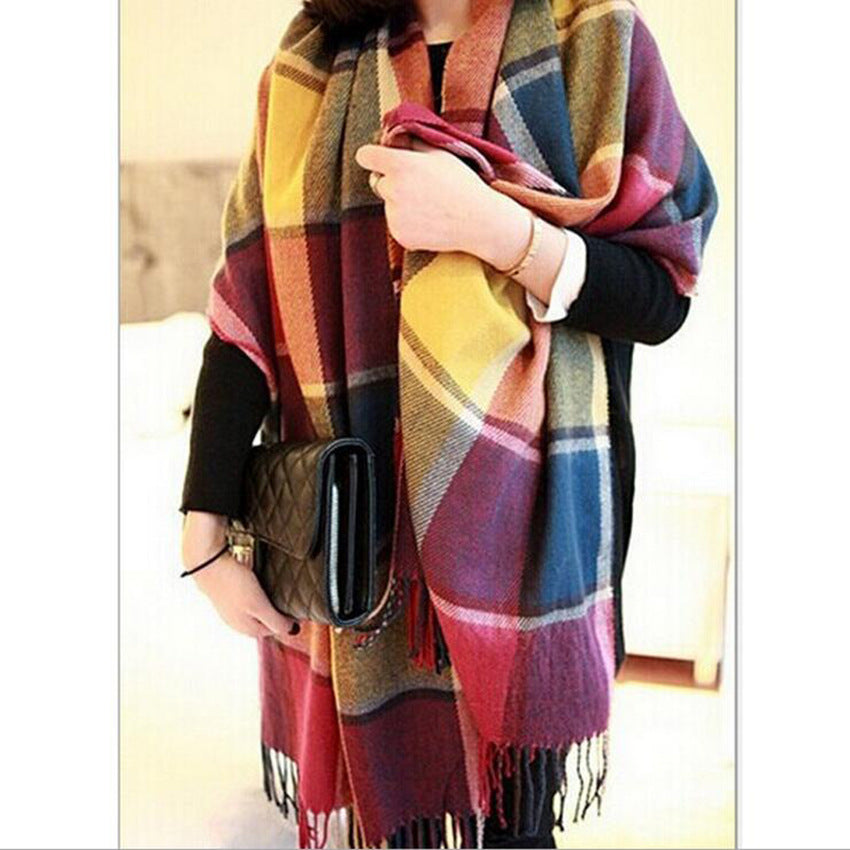 Luxury Cashmere Scarf for Women - Soft Winter Wrap Shawl - Perfect for Cold Weather, Office & Evening Outfits