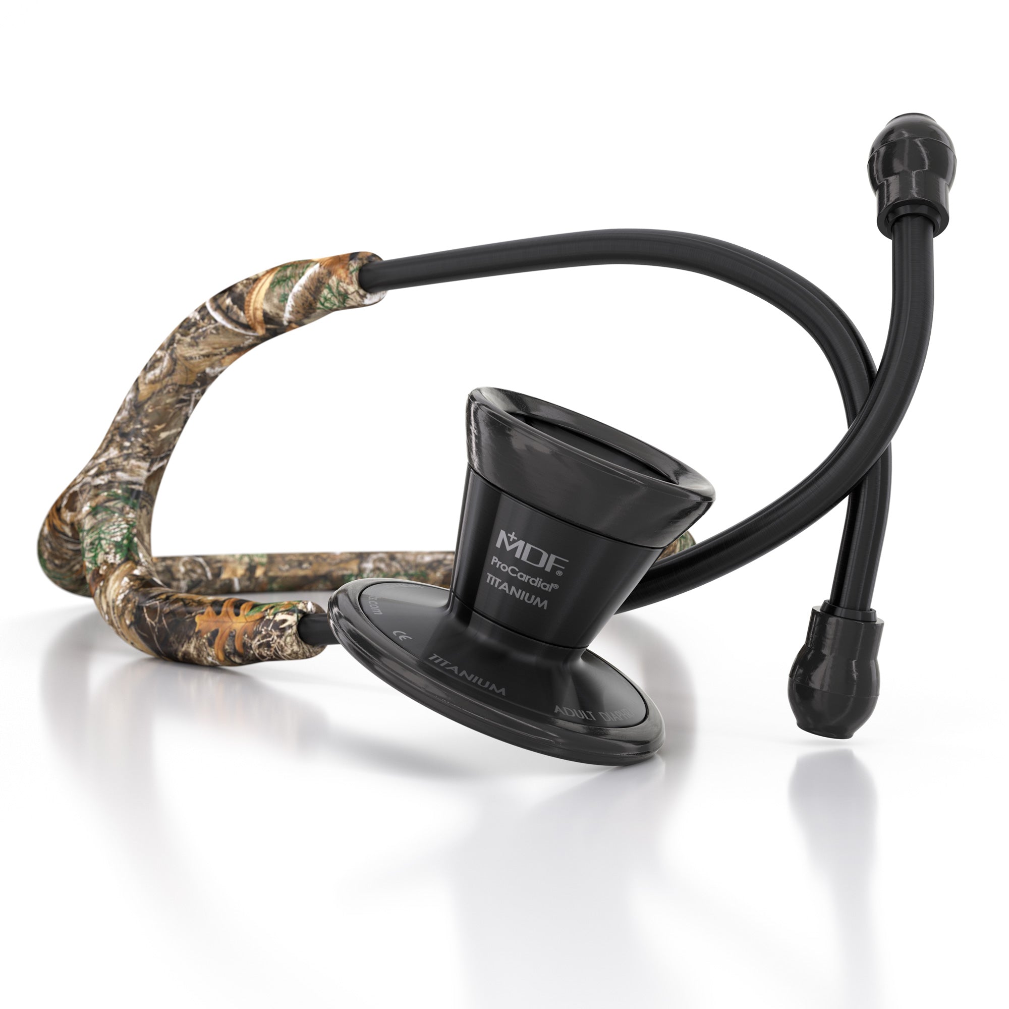 ProCardial® Titanium Cardiology Stethoscope - Realtree Edge Camo/Blackout - Premium Medical Stethoscope for Doctors, Nurses & Healthcare Professionals - Ideal for Cardiology, Emergency Rooms & Clinical Use