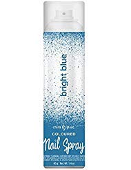 Bright Blue Nail Polish Spray - 1.4 Fl Oz Quick-Dry Nail Lacquer for Professional Salon & At-Home Manicures | Perfect for Parties, Weddings & Special Occasions