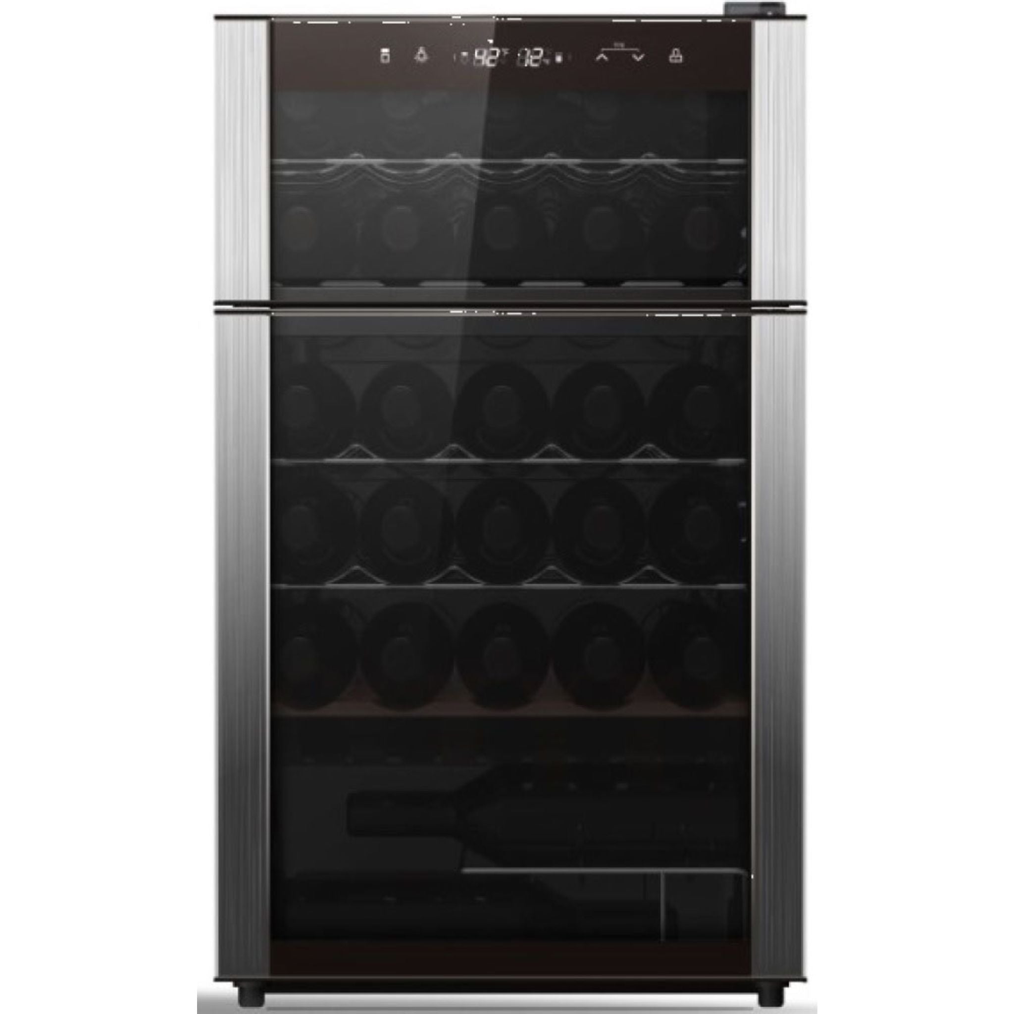 GE Profile 29-Bottle Stainless Steel Wine Cooler Refrigerator - PXR03FLMFSC | Perfect for Home Bars, Restaurants & Wine Cellars