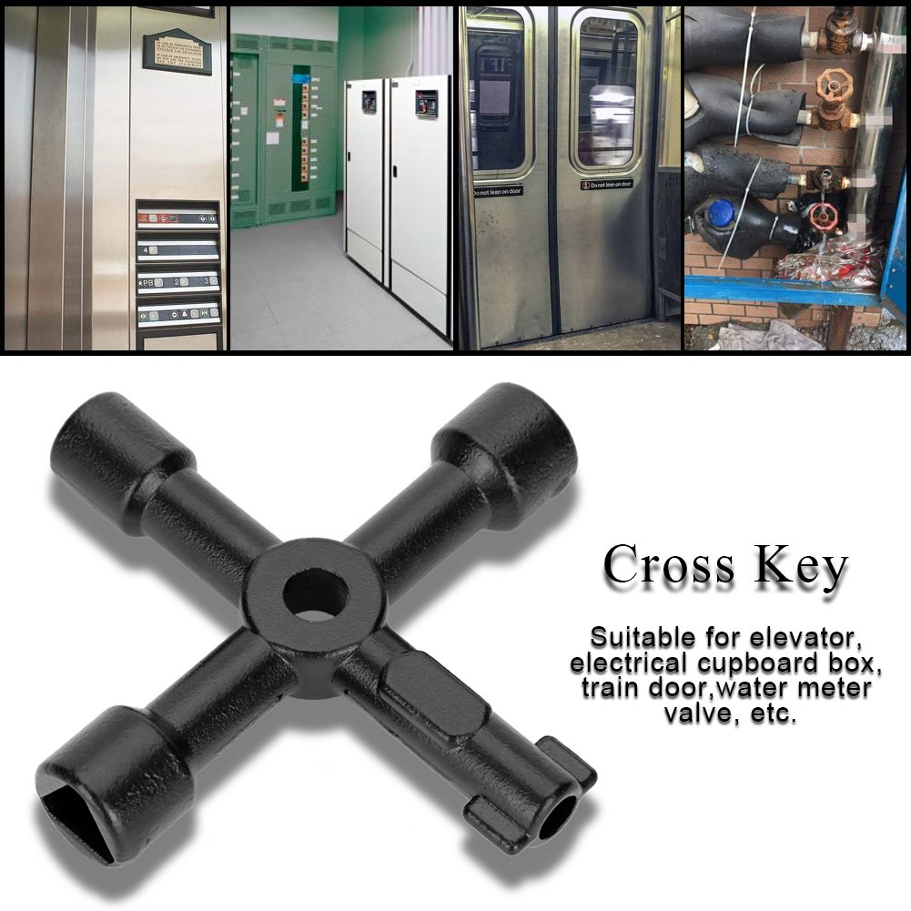 Yosoo 4-Way Multi-Functional Universal Cross Key Set (3 Pack) - Perfect for Bicycle, Motorcycle, Furniture Assembly & Home Repair Tools