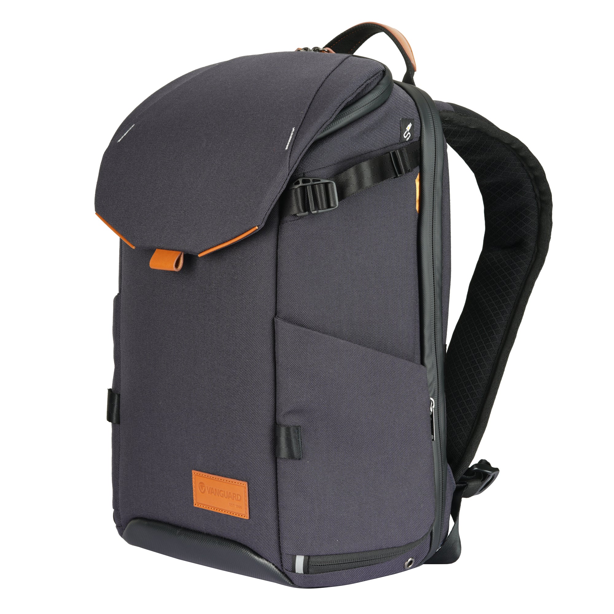VEO CITY B42 Medium Camera Backpack with Removable Pouch - Waterproof DSLR Bag for Photographers, Navy Blue - Perfect for Travel, Hiking & Outdoor Photography