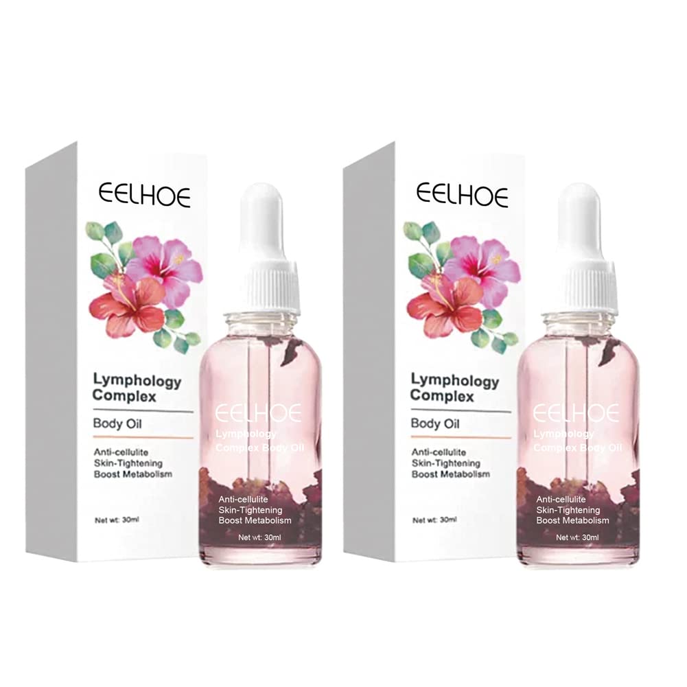 2PCS Bloss Lymphology Complex Body Oil - 2023 New Anti-Cellulite & Firming Massage Oil for Lymphatic Drainage, Natural Herbal Essential Oil for Relaxation & Skin Care | Perfect for Spa, Home Massage & Post-Workout Recovery
