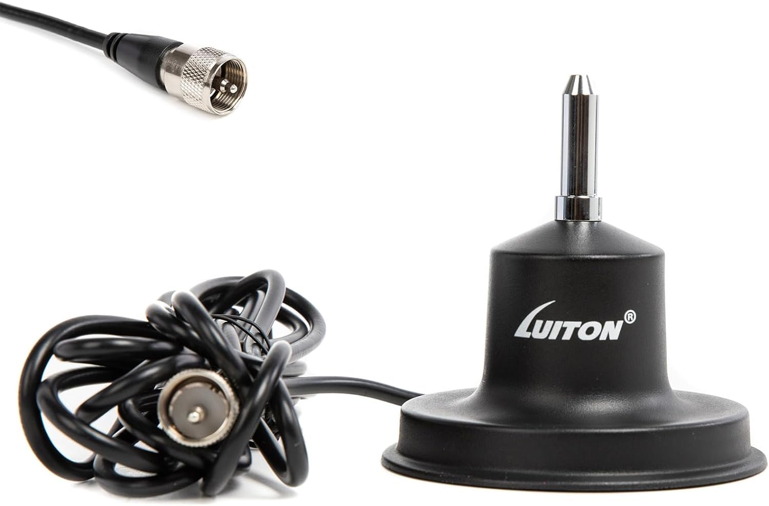 36 Inch 300W CB Radio Antenna 27 MHz - Portable Indoor/Outdoor Full Mount Kit for Car & Mobile Radios - Compatible with Midland, Cobra, Uniden, Anytone - Ideal for Truckers, RV Camping & Emergency Communication