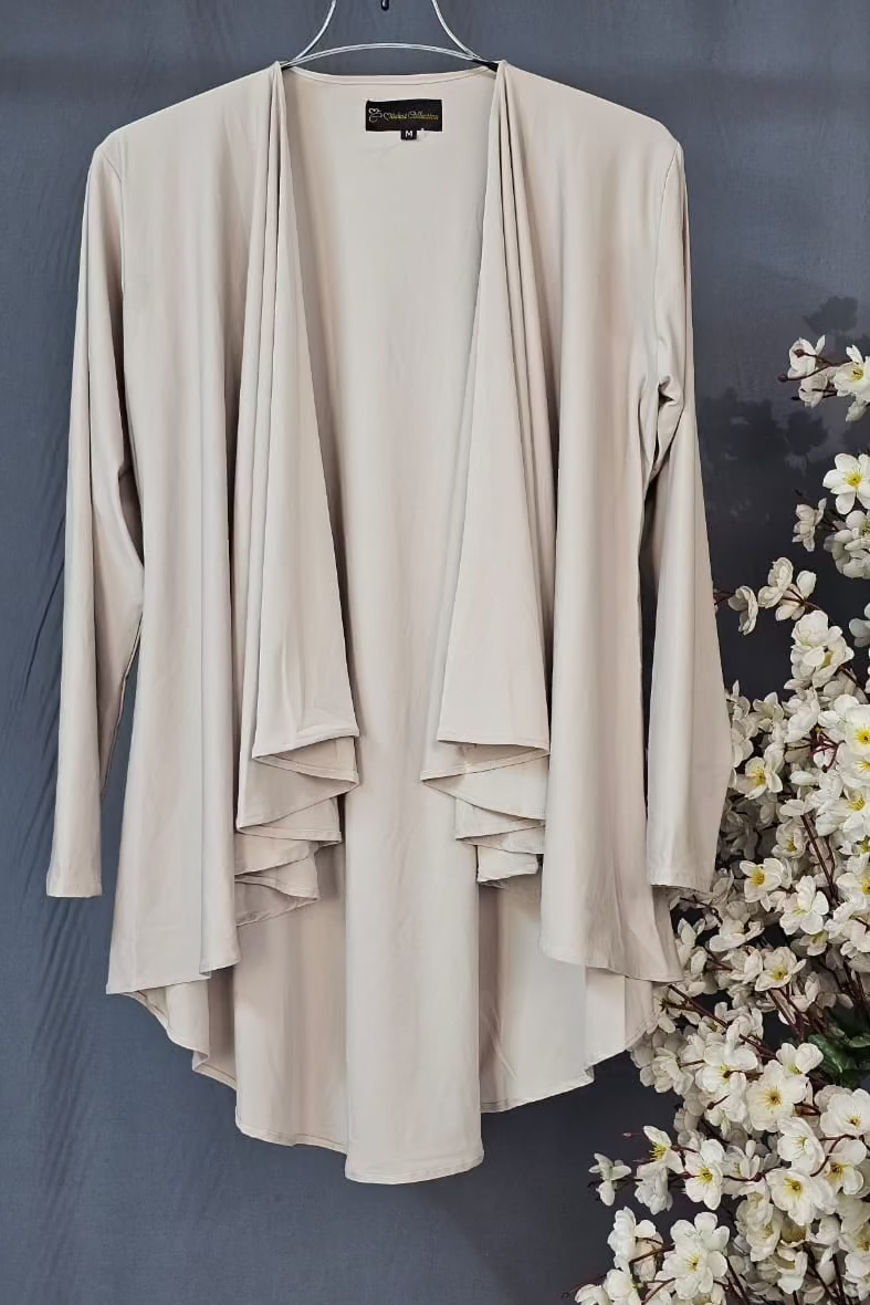 Lily Shrug Bone - Elegant Women's Knit Cardigan Sweater for Casual Wear, Office & Date Night Outfits