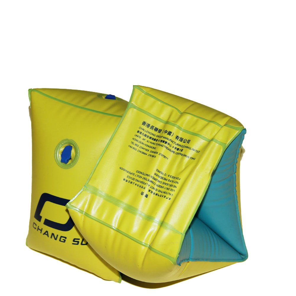 Swim Training Arm Bands - Adjustable Roll-Up Floatation Devices for Kids & Adults (Yellow) | Perfect for Swimming Lessons, Water Safety & Pool Exercises