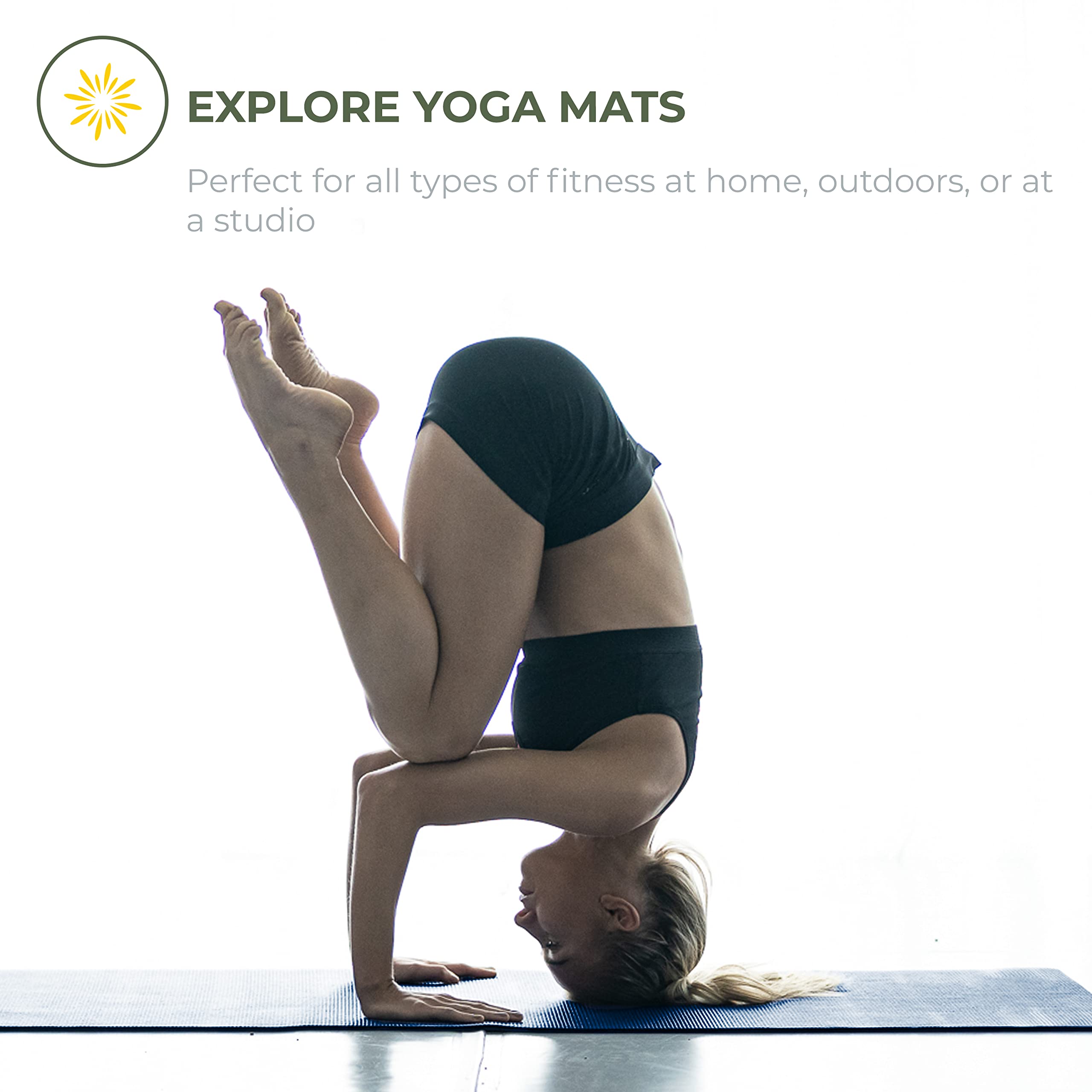 Sunshine Yoga 10-Pack Non-Slip Yoga Mats - 68